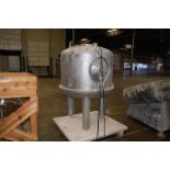 Tank/Stainless Steel Construction, 48 in. Diameter x 48 in. T.B., Stainless Steel, 3-Leg Base