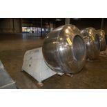 Pan-Stainless Steel Polishing Pan, 24 in. Opening/48 in. Diameter, 3 HP Gear Motor, 220/440 Volt,