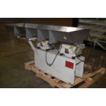 Meyer Vibratory Feeder, (2) Eriez #HS42 Vibratory Power Units, 20 in. x 64 in. Length, Series #650