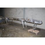 System Technology, Motorized Conveyor, SS Frame, 12 in. Wide x 19 Foot Length, 230/460 Volt Motor,