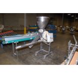 Hopper and Blower System, 230/460 Volt, Motor, 4-Wheel Base, 24 in. Diameter Hopper x 32 in. Top -