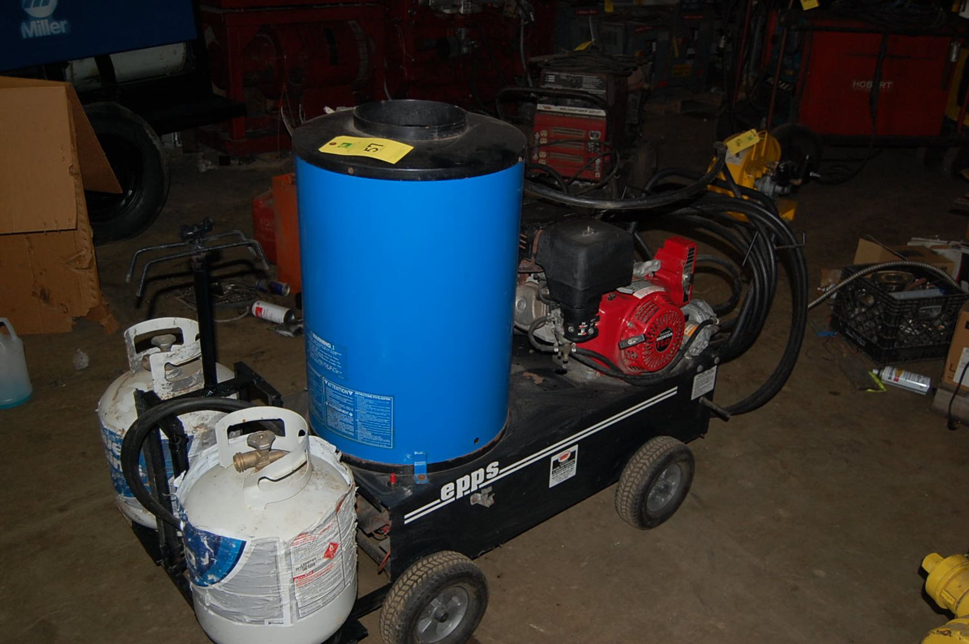 Hotsy/Epps Model #5430 Power Wash System, Rated 3000 PSI, Honda Model #GX340/11 HP Gasoline