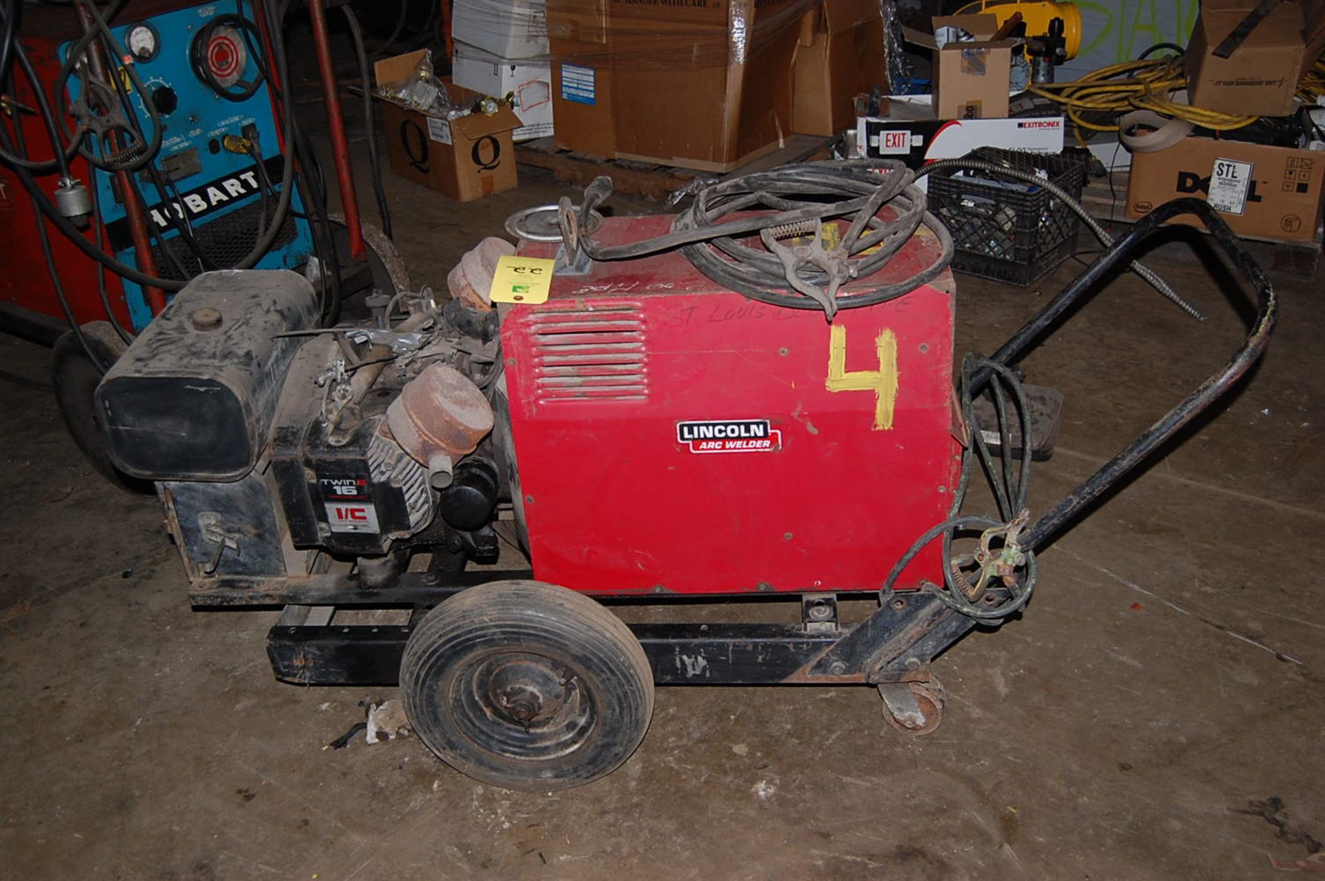 Lincoln Weldanpower 225-G7 Gasoline Operated Welder, Model #WP-225-G7, Code #9317, SN A1128701, - Image 2 of 4