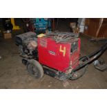 Lincoln Weldanpower 225-G7 Gasoline Operated Welder, Model #WP-225-G7, Code #9317, SN A1128701,