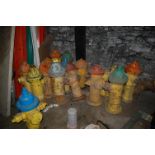 (16) Fire Plug/Water Main Fixtures - Assorted