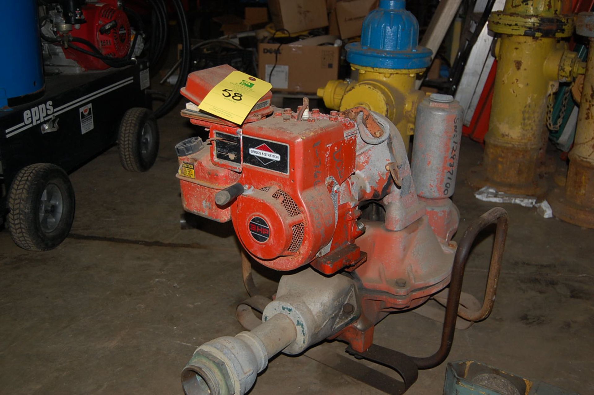 Homelite/Briggs & Stratton Gasoline Operated Engine & Pump, Parts & Components