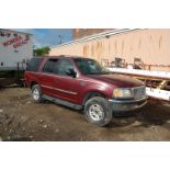 2000 Ford Expedition XLT/Triton V8 Engine, Ball Hitch, VIN #1FMPU16L4ILA86466,