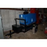 Miller Model #WE-5 Constant Current DC Arc Welding Generator, SN JB468619, Mounted on 2-Wheel