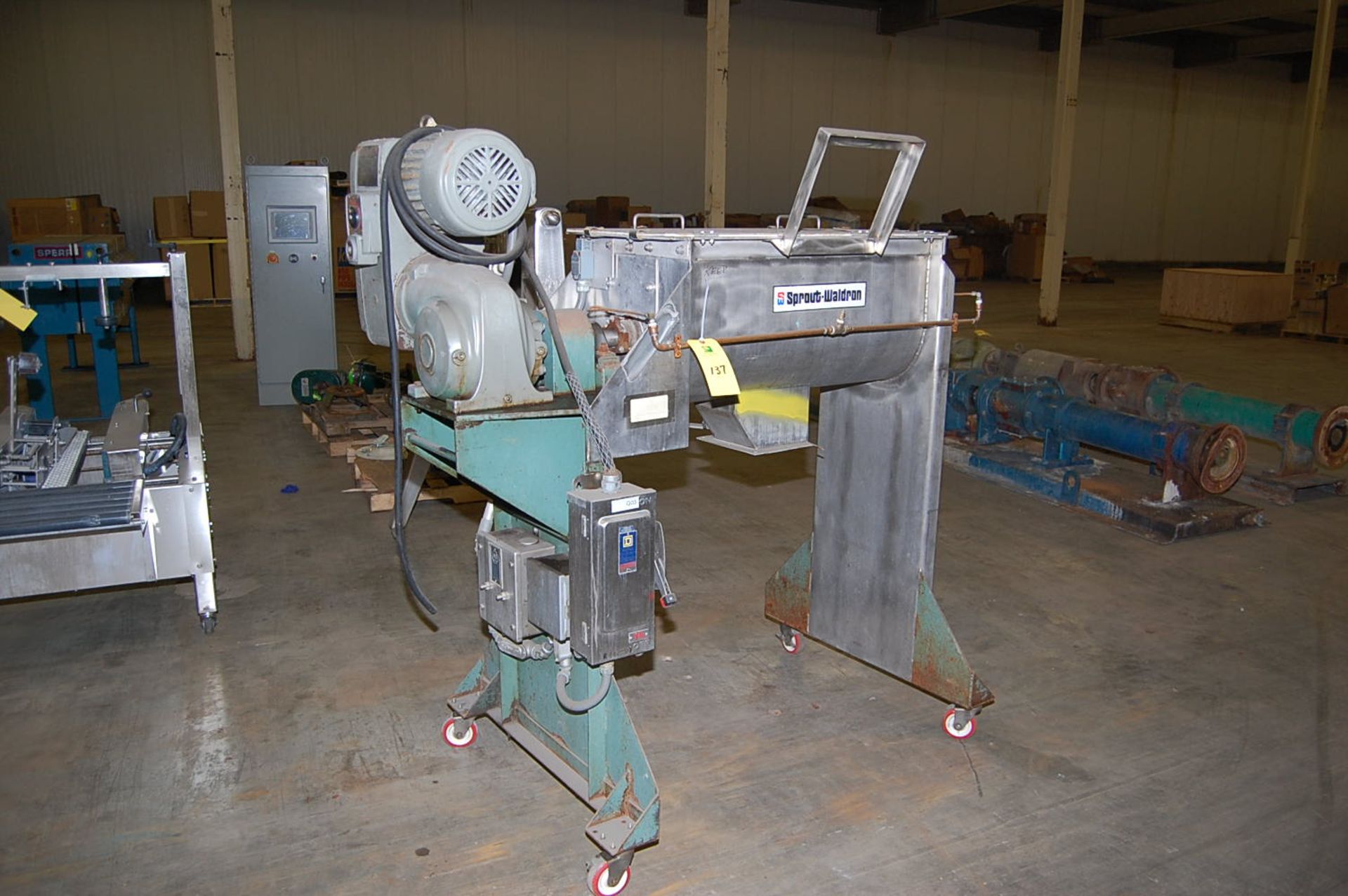 Sprout-Waldron Model #B-3 Blender, SN 74-2424 Mounted on 4-Caster Base - Rigging Fee $100, If Cratin