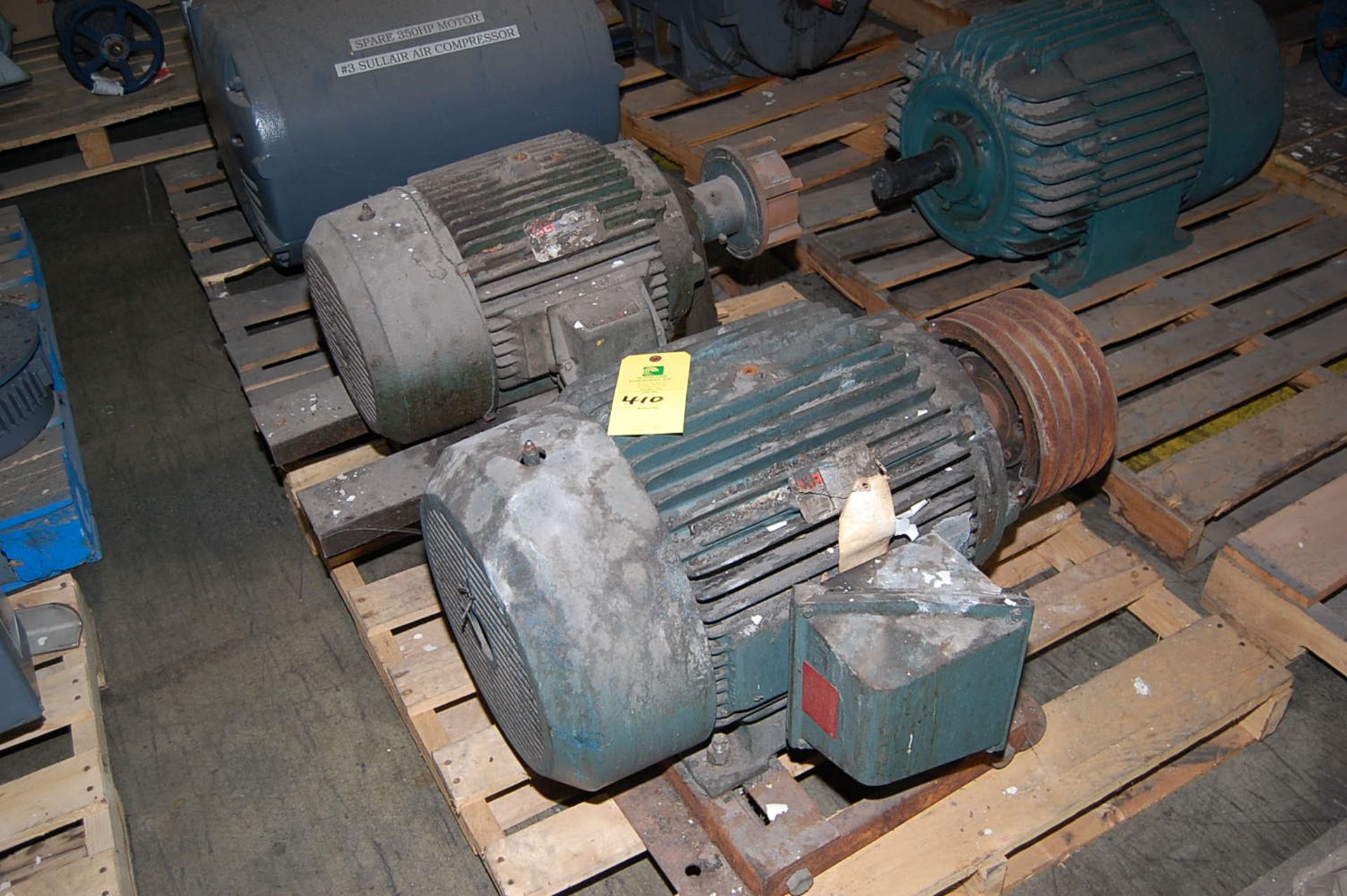 Reliance 50 HP Motor, 1775 RPM & 15 HP Motor 1765 RPM/460 Volt - Rigging Fee $50, If Crating or Lum