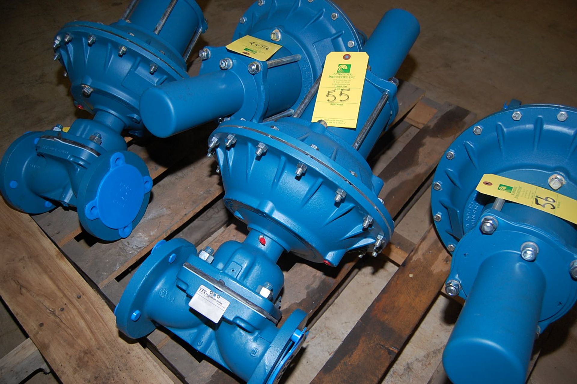 ITT Engineered Valves, Type #3-2538-R2-34-3252/#CWP150 Diaphragm Valves - Rigging Fee $100, If Crati