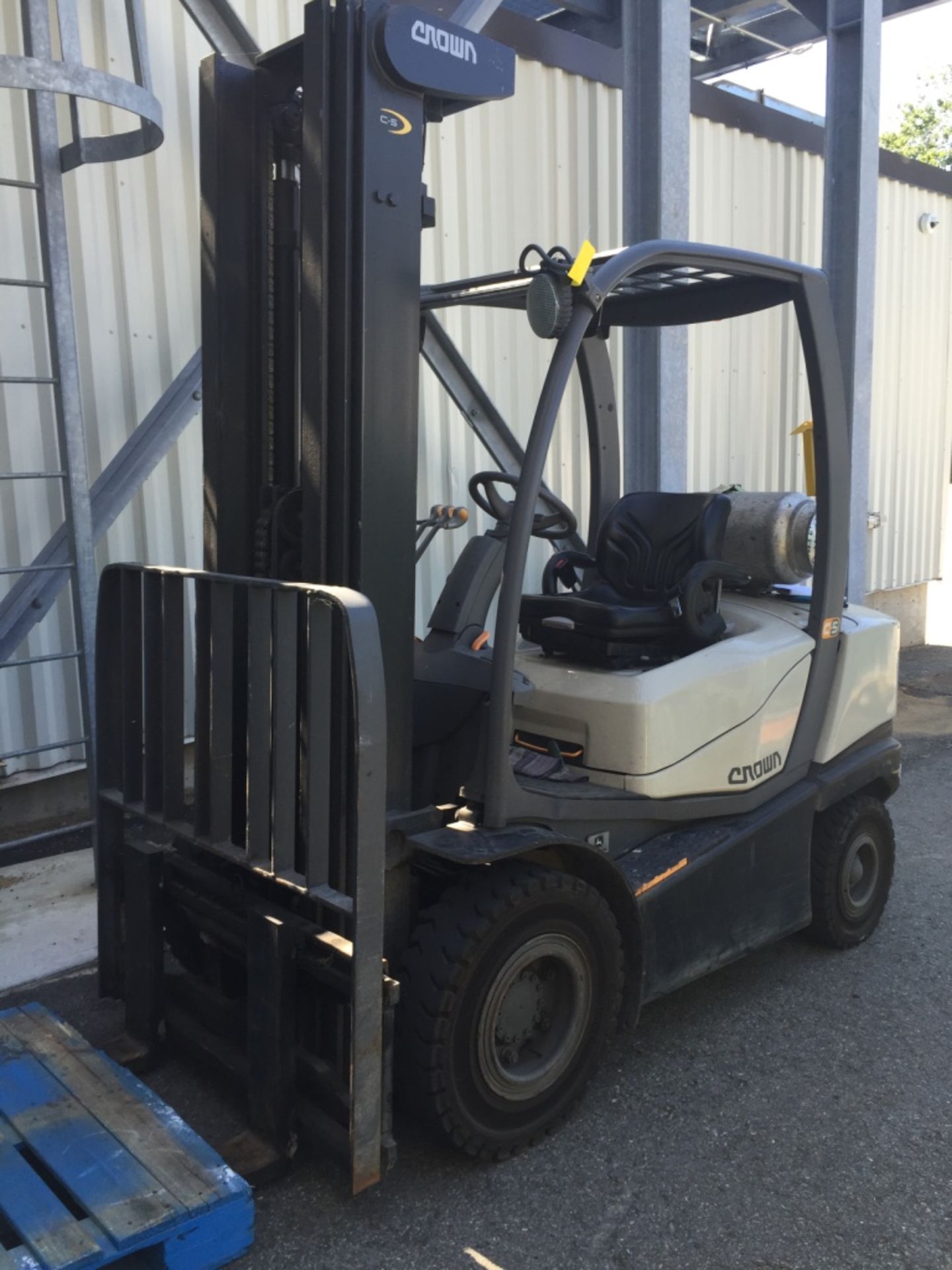 Crown Propane Fork Truck, Rigging Fee $75, If Crating or Lumber is Needed Add Additional $50