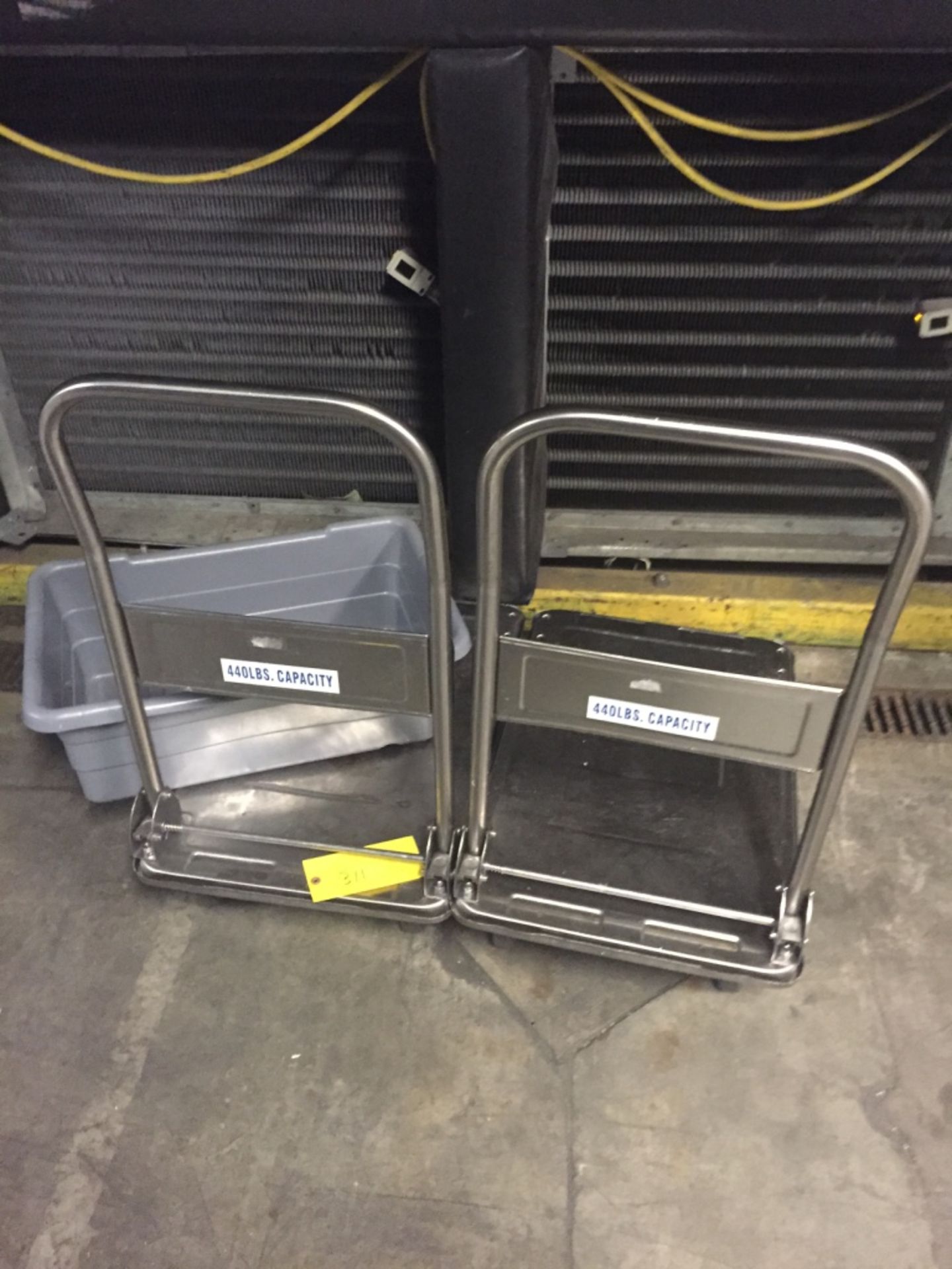 Lot of 2 Carts, Rigging Fee $75, If Crating or Lumber is Needed Add $50