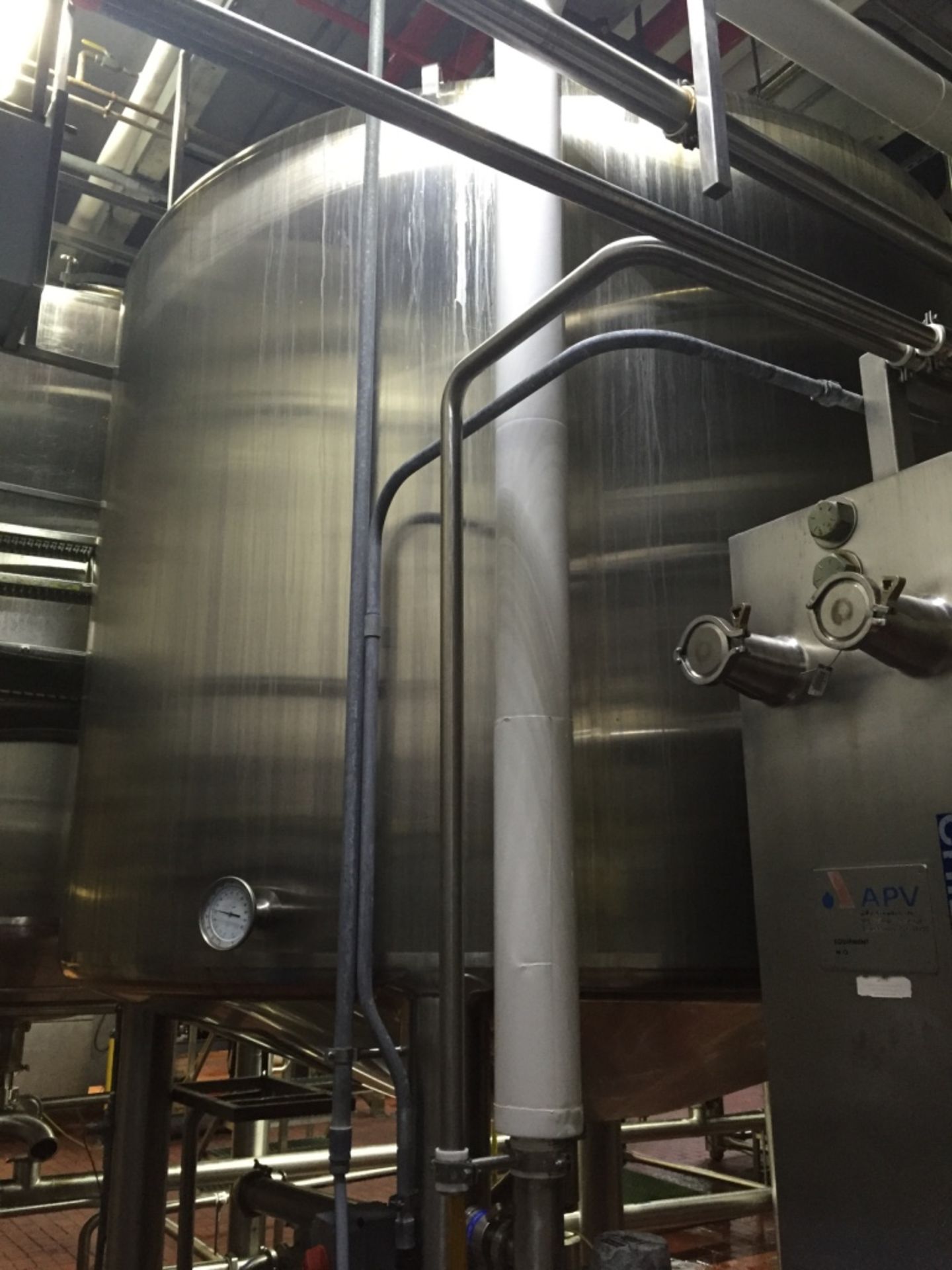 SFI (Stainless Fabrication Incorporated) 3000 Gallon Fermentation Tank S/N 4378-5 Atmos - Rigging Fe