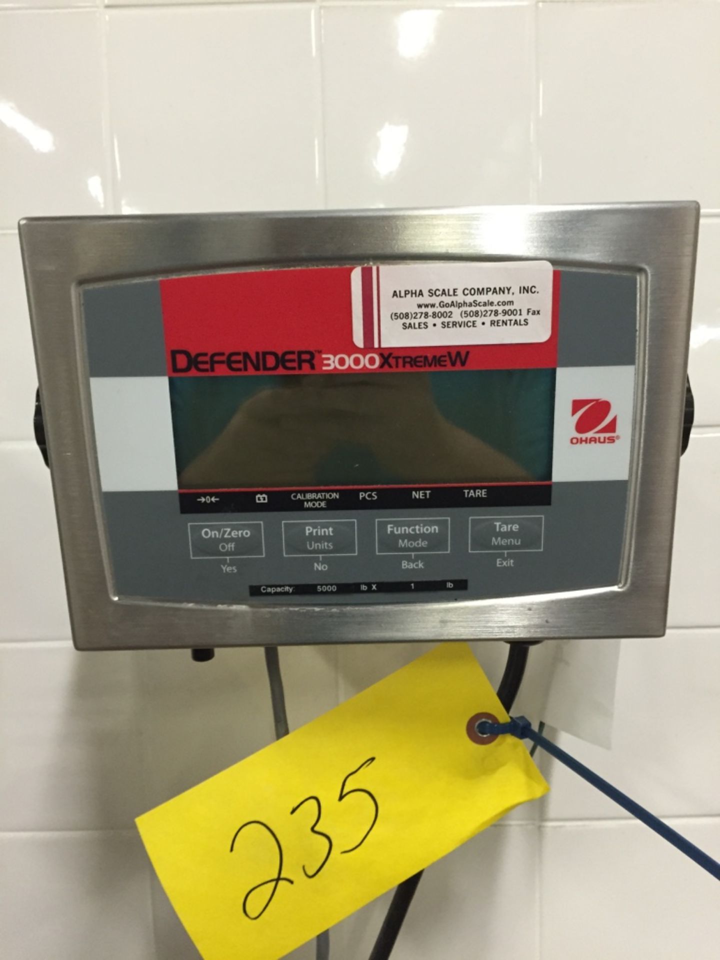 Defender 3000 XtremeW Floor Scale - Rigging Fee $100, If Crating or Lumber is Needed Add Additional - Image 2 of 2