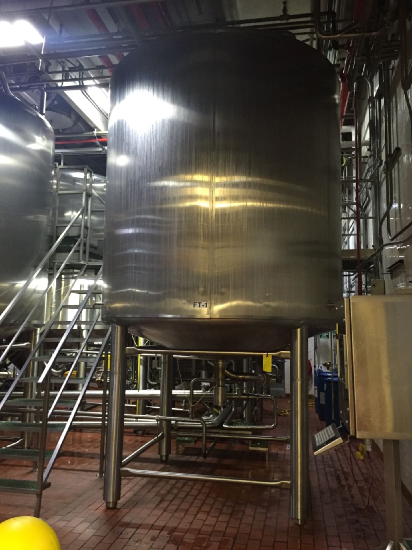 Feldmeier 4000 Gallon Stainless Fermentation Tank S/N E-412-03 TANK # FT1 - Rigging Fee $600,