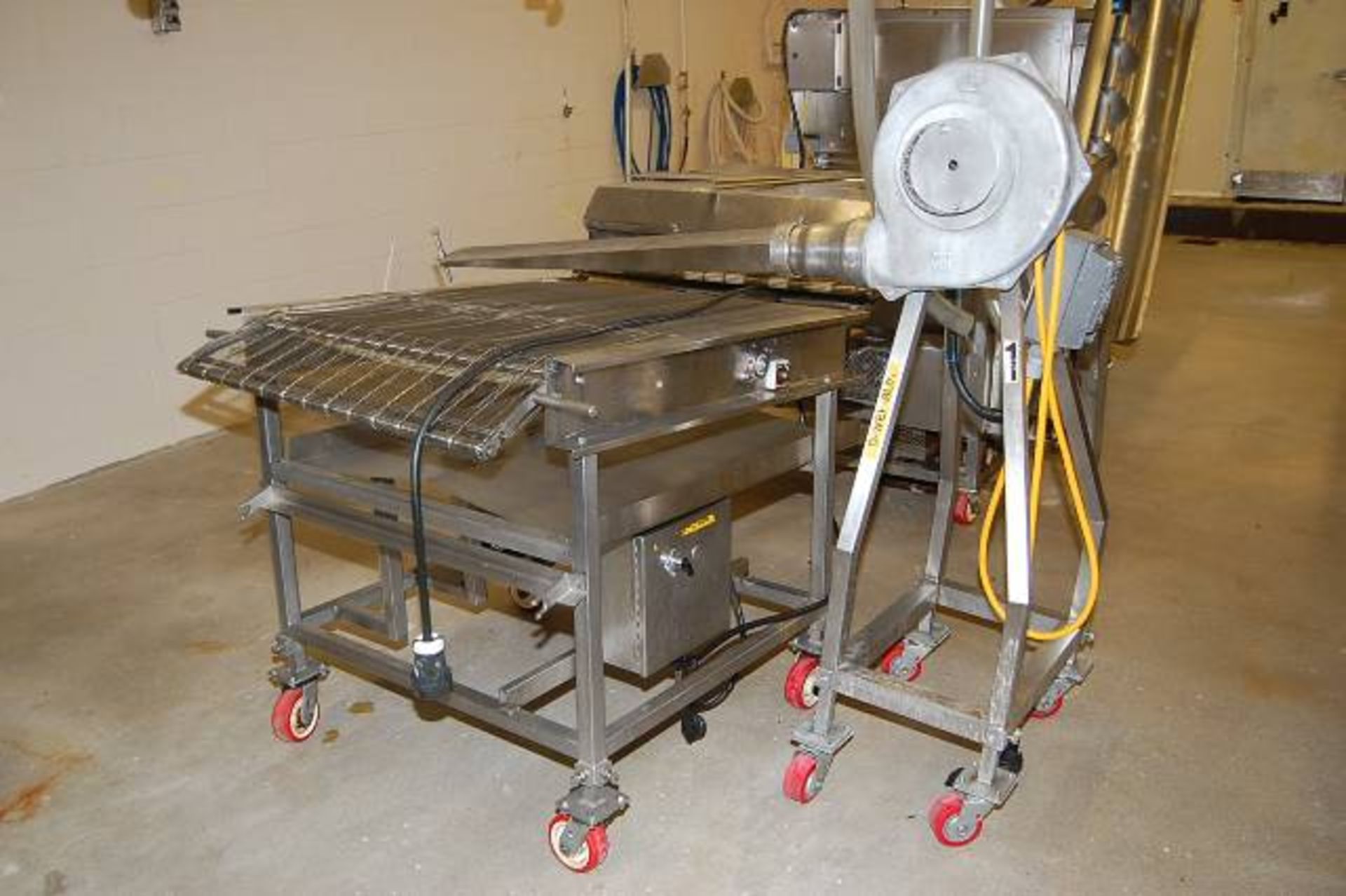 Batter Applicator w/SS Wire Belt, Motorized Conveyor, 34 in. Wide x 52 in. Length, Single Phase - Image 2 of 2