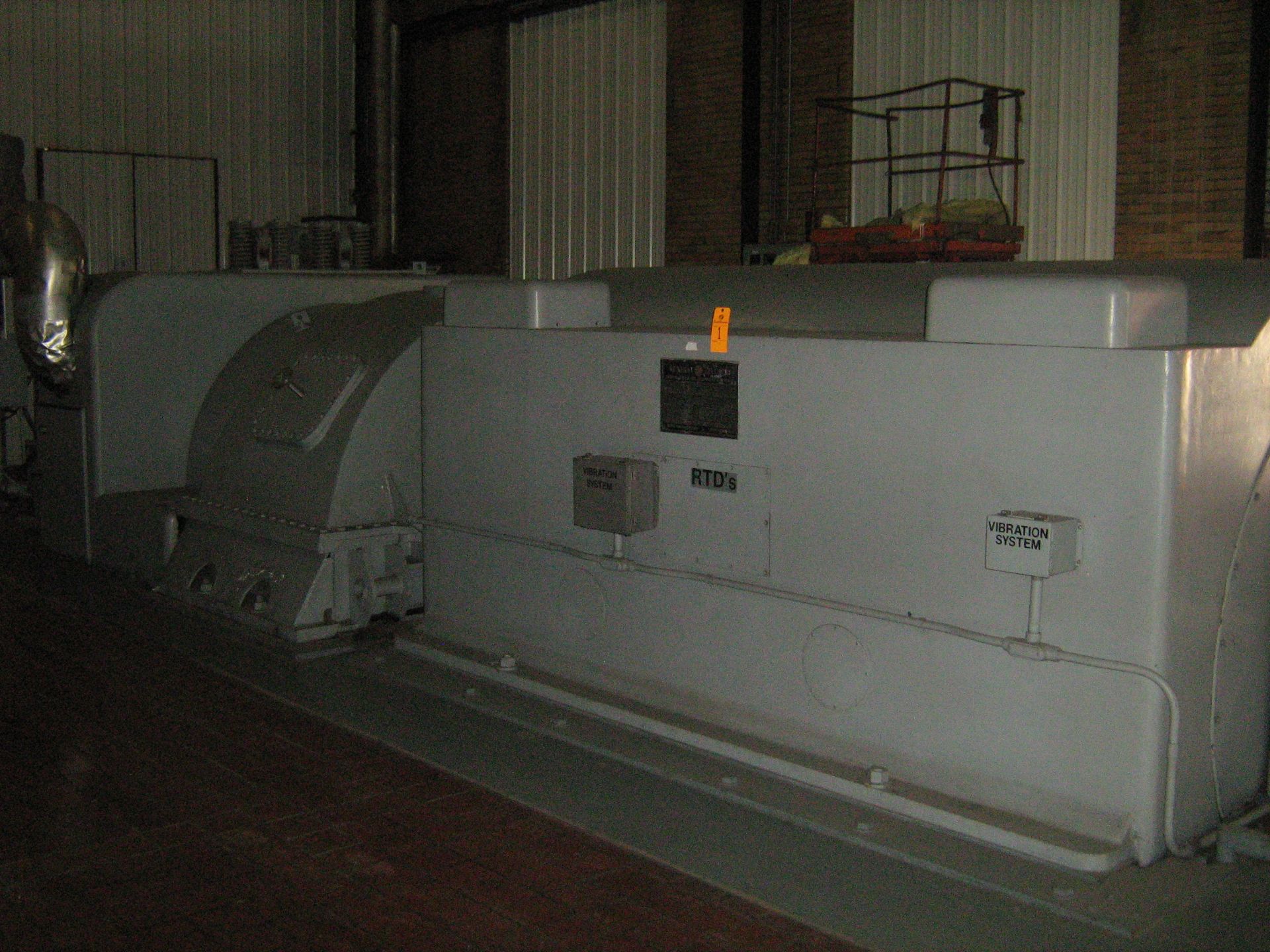 General Electric Turbine Generator, Turbine Rating 18,328 KW, 3600 RPM, 15 Stages, turbine No.