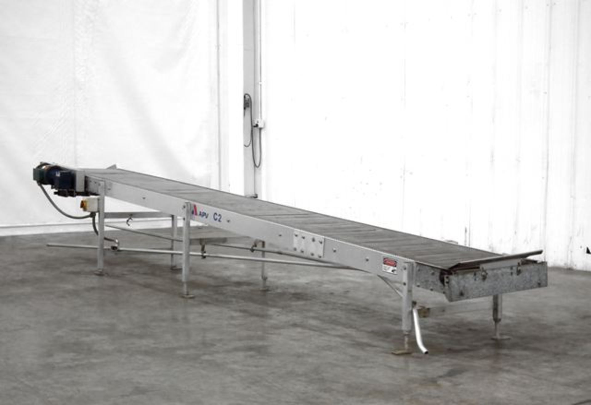 APV Wire Mesh Conveyor 17' L x 24" Wide  - RIGGING AND HANDLING FEES: $190 - Image 5 of 5