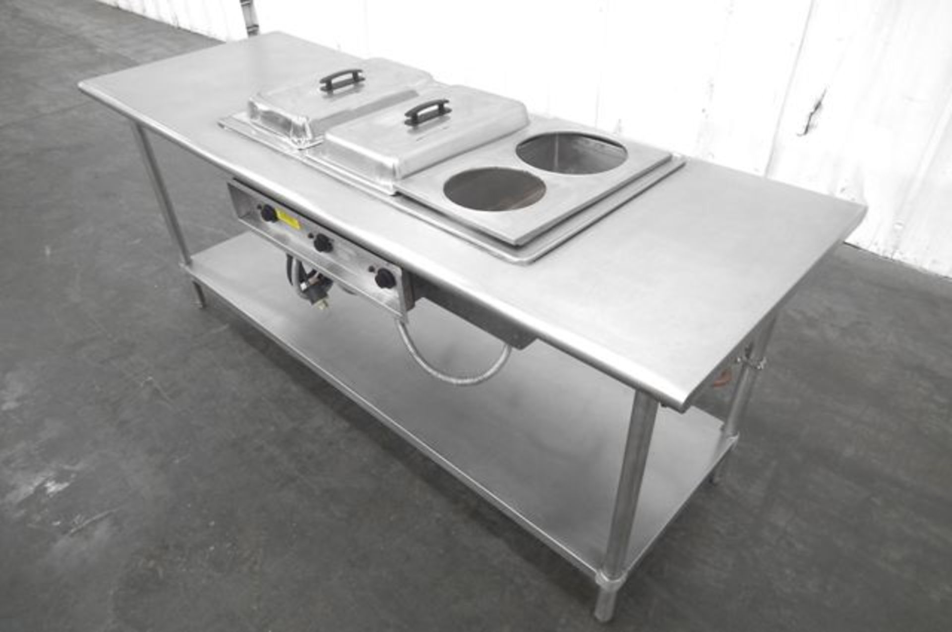 Atlas Metal WIH-D-3 Drop In Steam Table  - RIGGING AND HANDLING FEES: $110 - Image 2 of 4