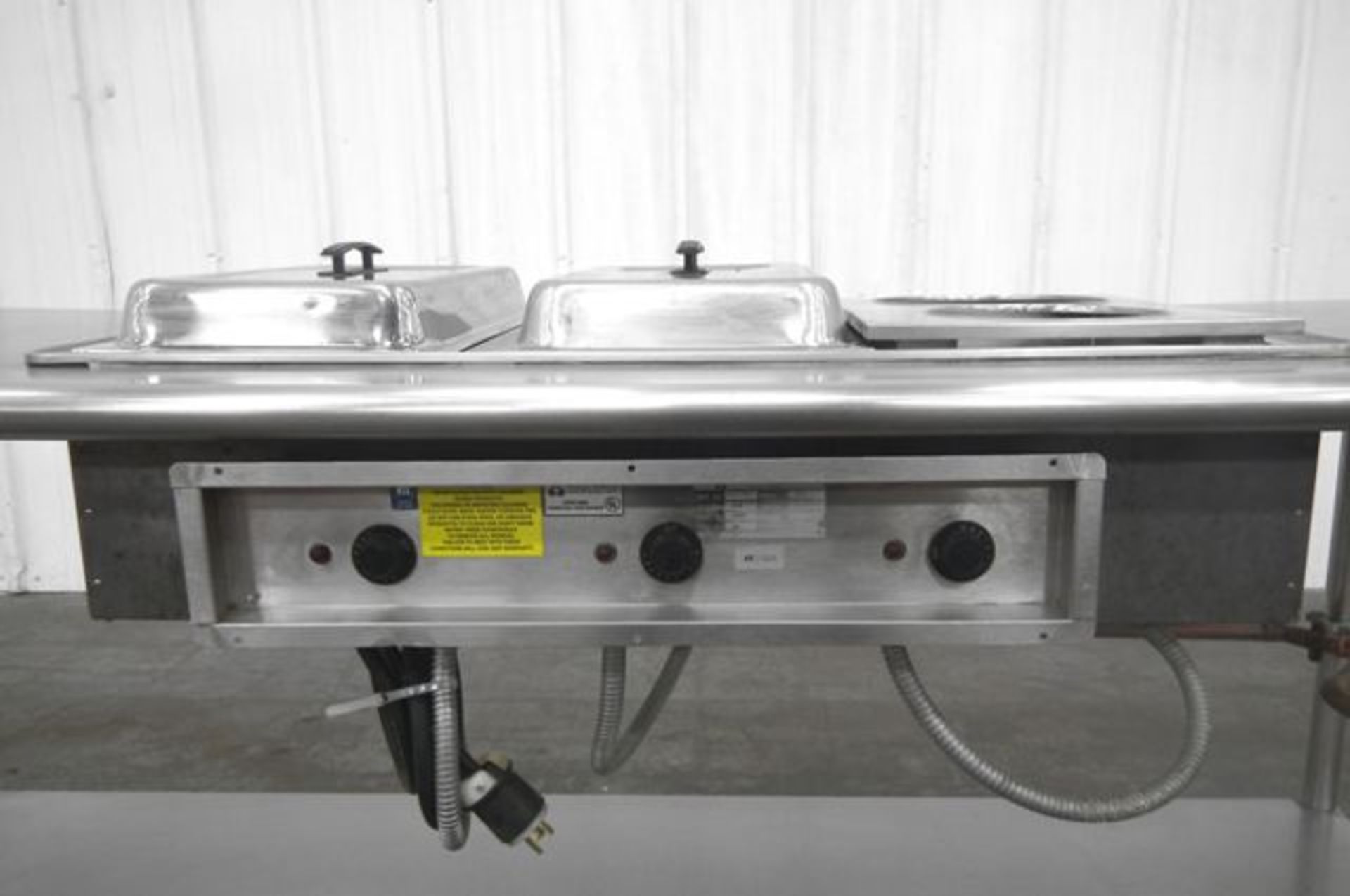 Atlas Metal WIH-D-3 Drop In Steam Table  - RIGGING AND HANDLING FEES: $110 - Image 4 of 4