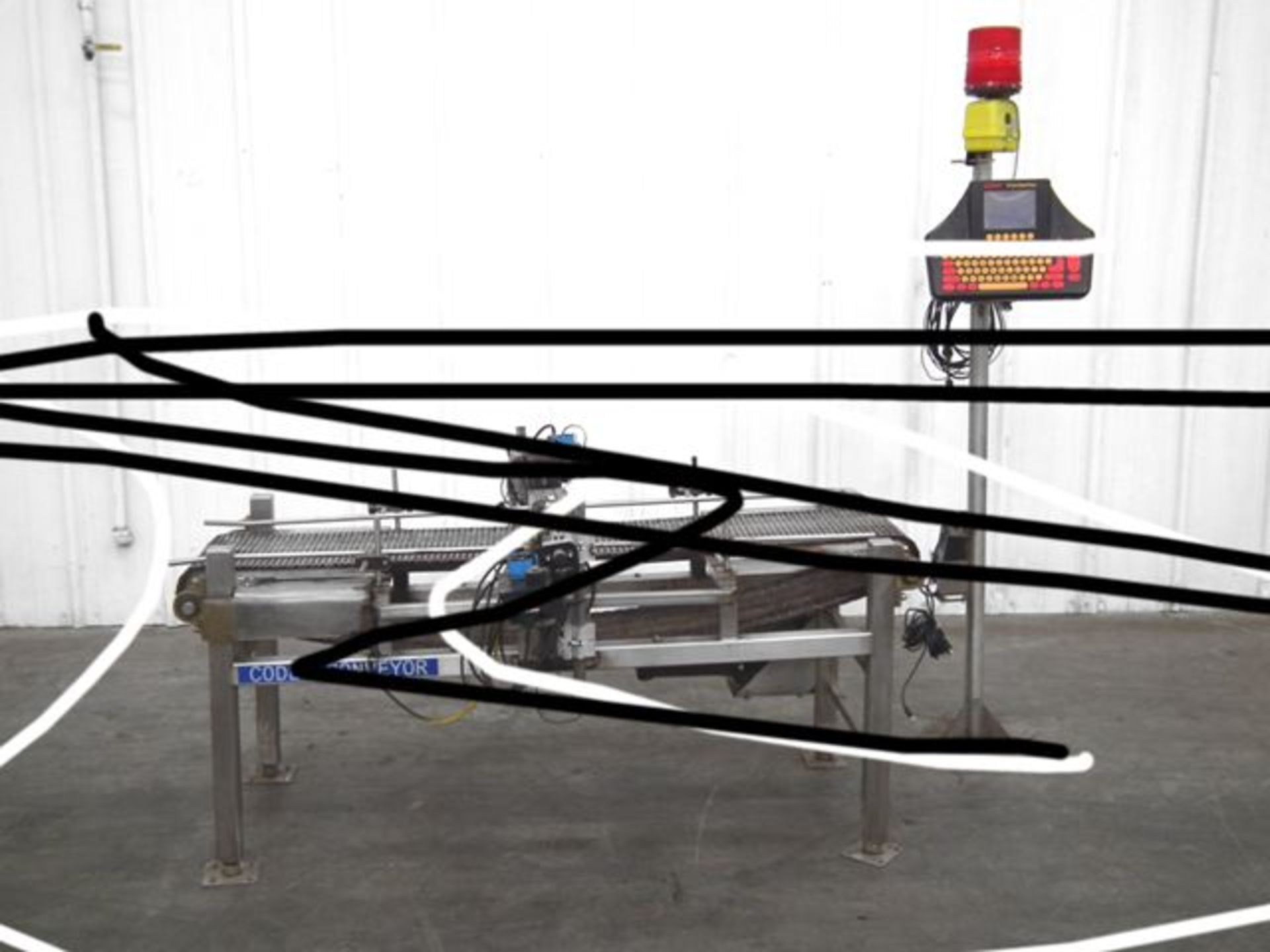 Mattop Plastic Chain Belt Conveyor  - RIGGING AND HANDLING FEES: $100 - Image 8 of 8