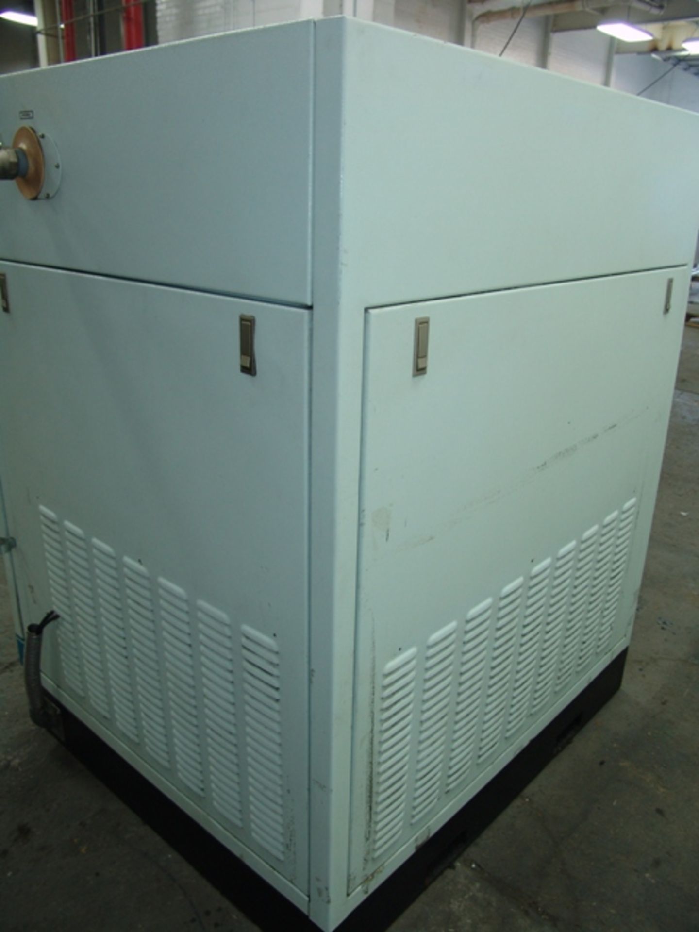 50 HP Rotary Screw Air Compressor  - RIGGING AND HANDLING FEES: $140 - Image 3 of 7