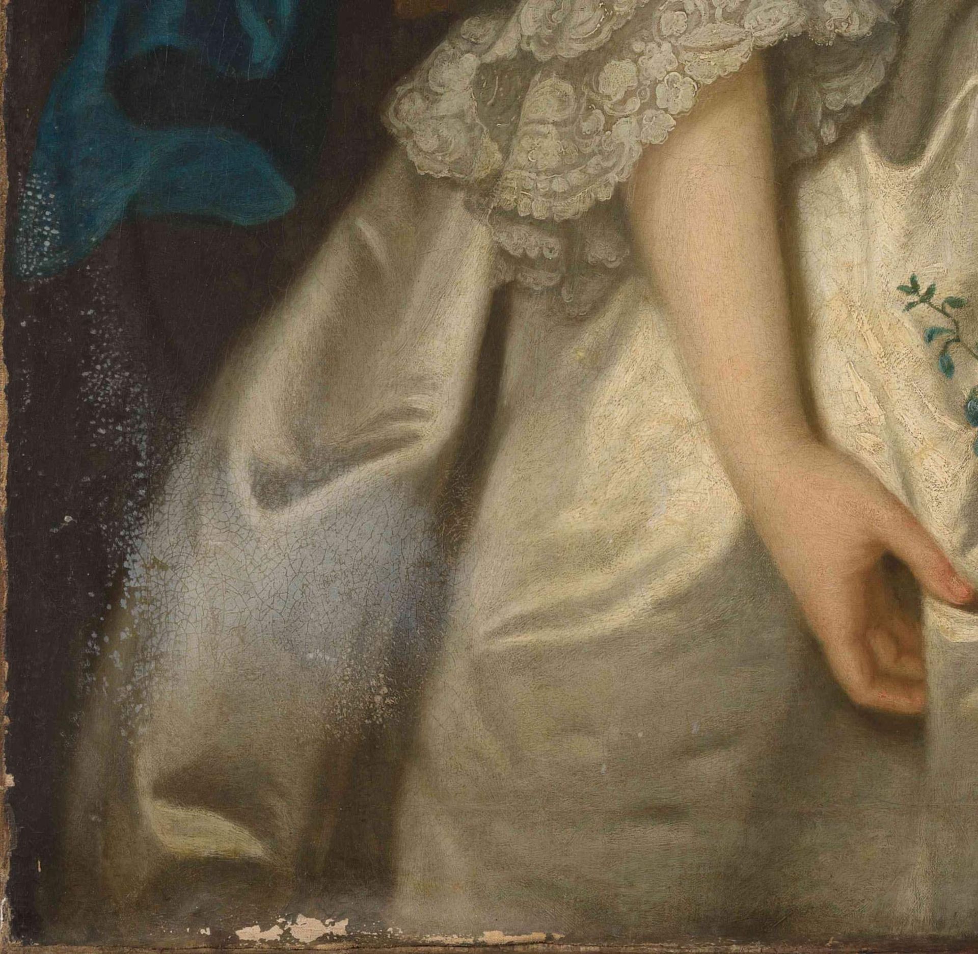 Ramsay, Allan 
(Edinburgh 17131784 Dover)
Umkreis
Portrait einer jungen Dame. Öl auf Leinwand. - Bild 15 aus 15