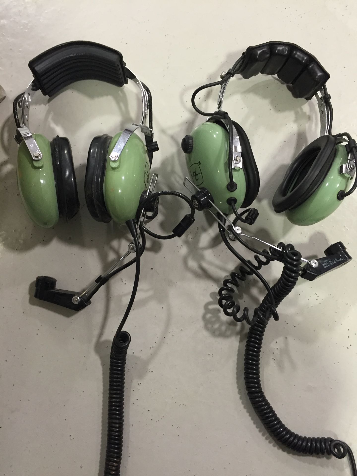 David Clark Noise Attenuating Aviation Headset H10-37 12507G-14 Untested