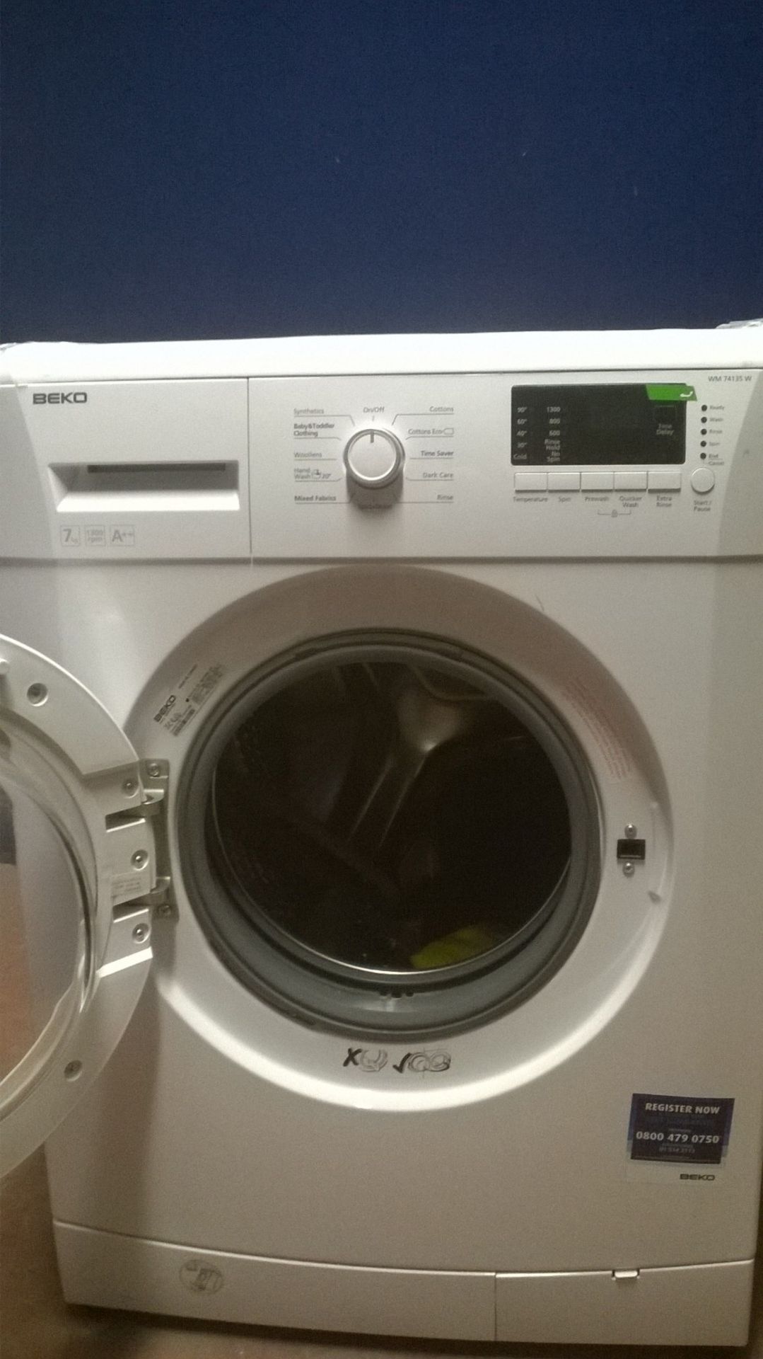 Beko WM74135W Washing Machine - Image 2 of 6