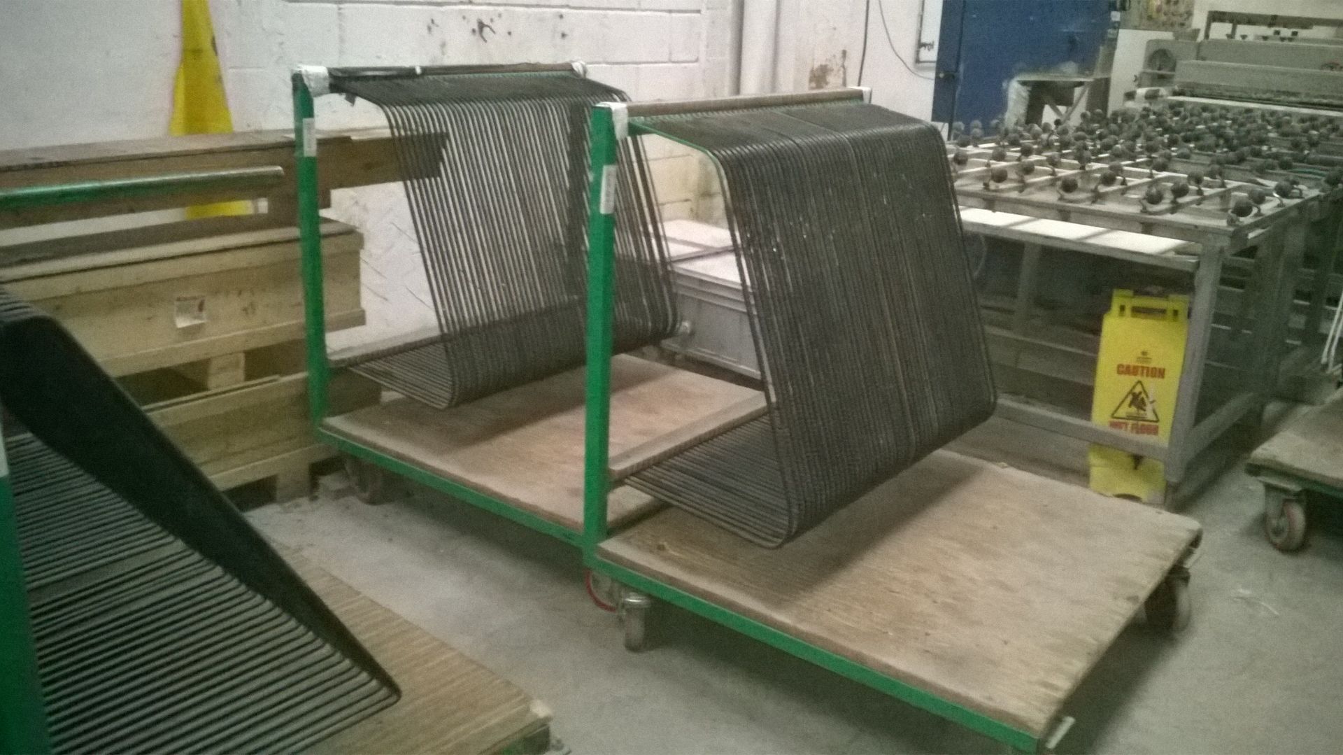 (2) Glass Optimisation / Toast Rack / Harp Trolley Each holds up to 50 ...