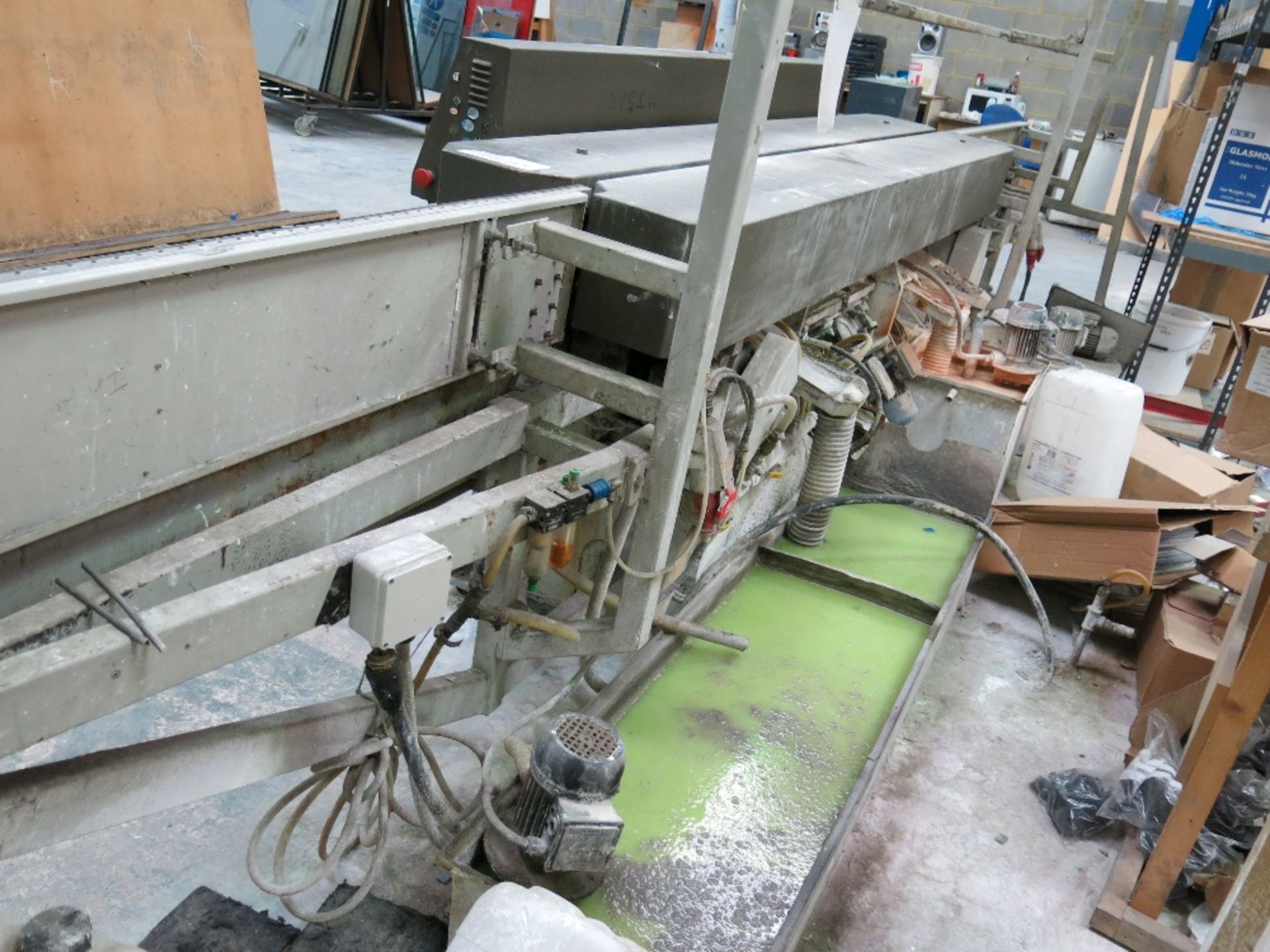 Schiatti Angelo FPS-15-RS straight line glass edging machine, 1996 NOT 2008 - Image 7 of 8