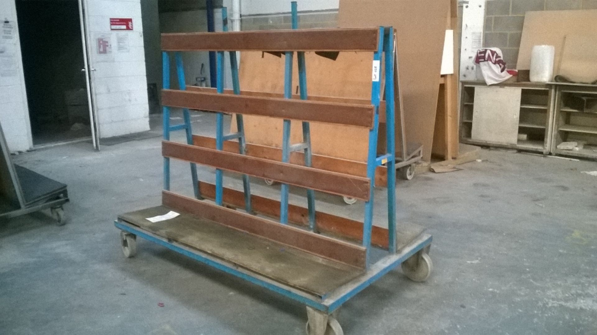 A Frame Mobile Glass Trolley