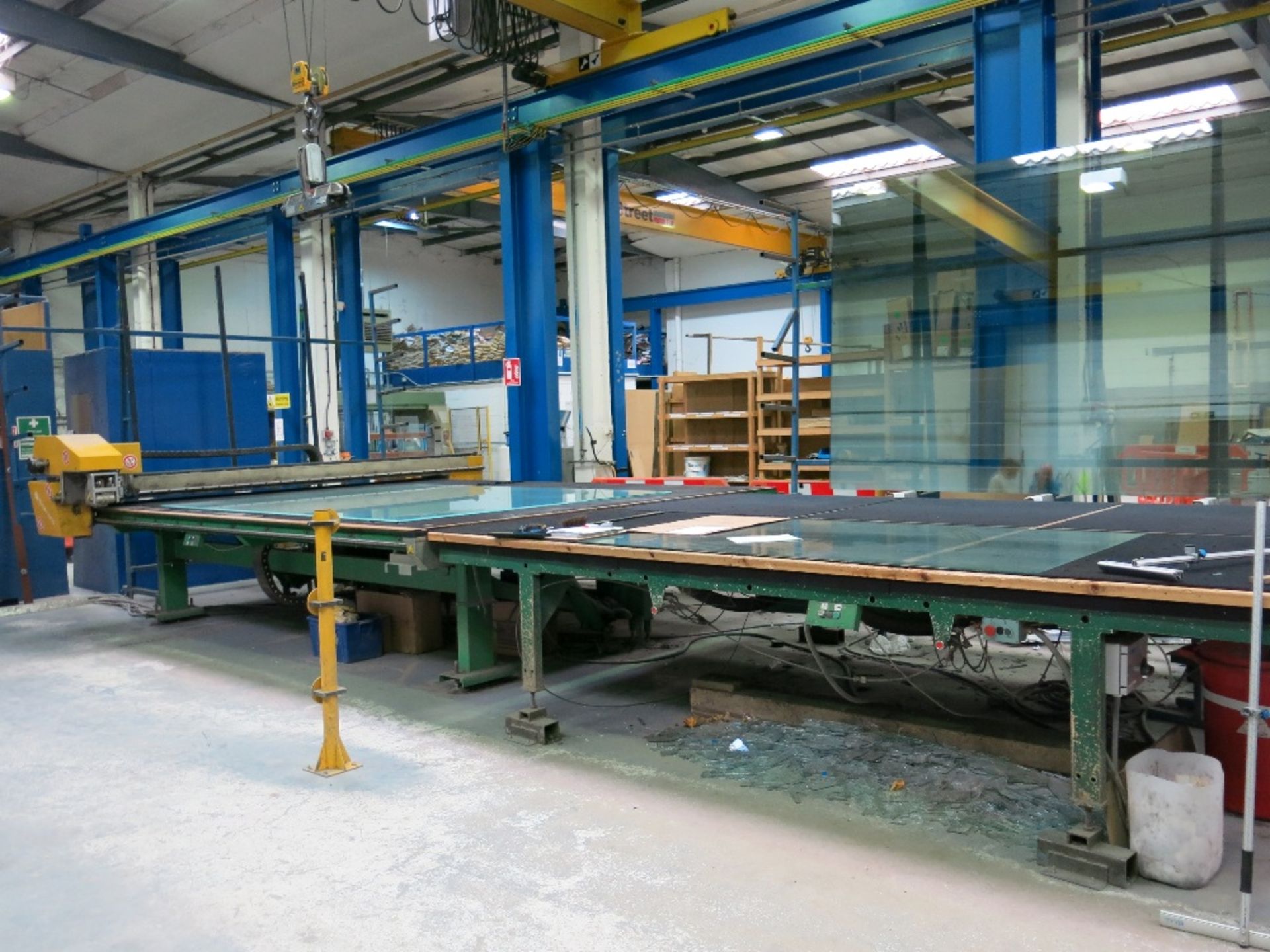 Bottero Modulinea 352-LMT/1 glass shape cutting and grinding table - Image 3 of 13