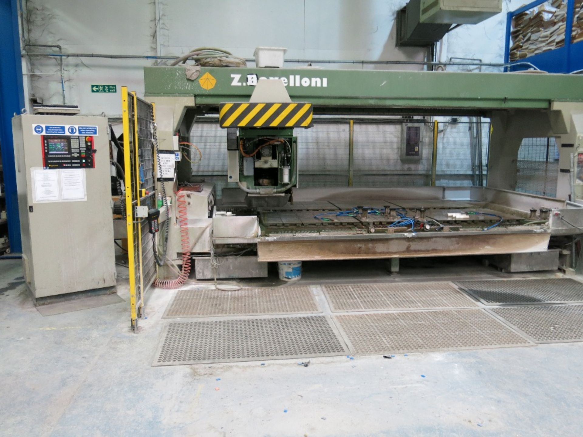 Bavelloni Alpa 102-S CNC single spindle glass machining centre