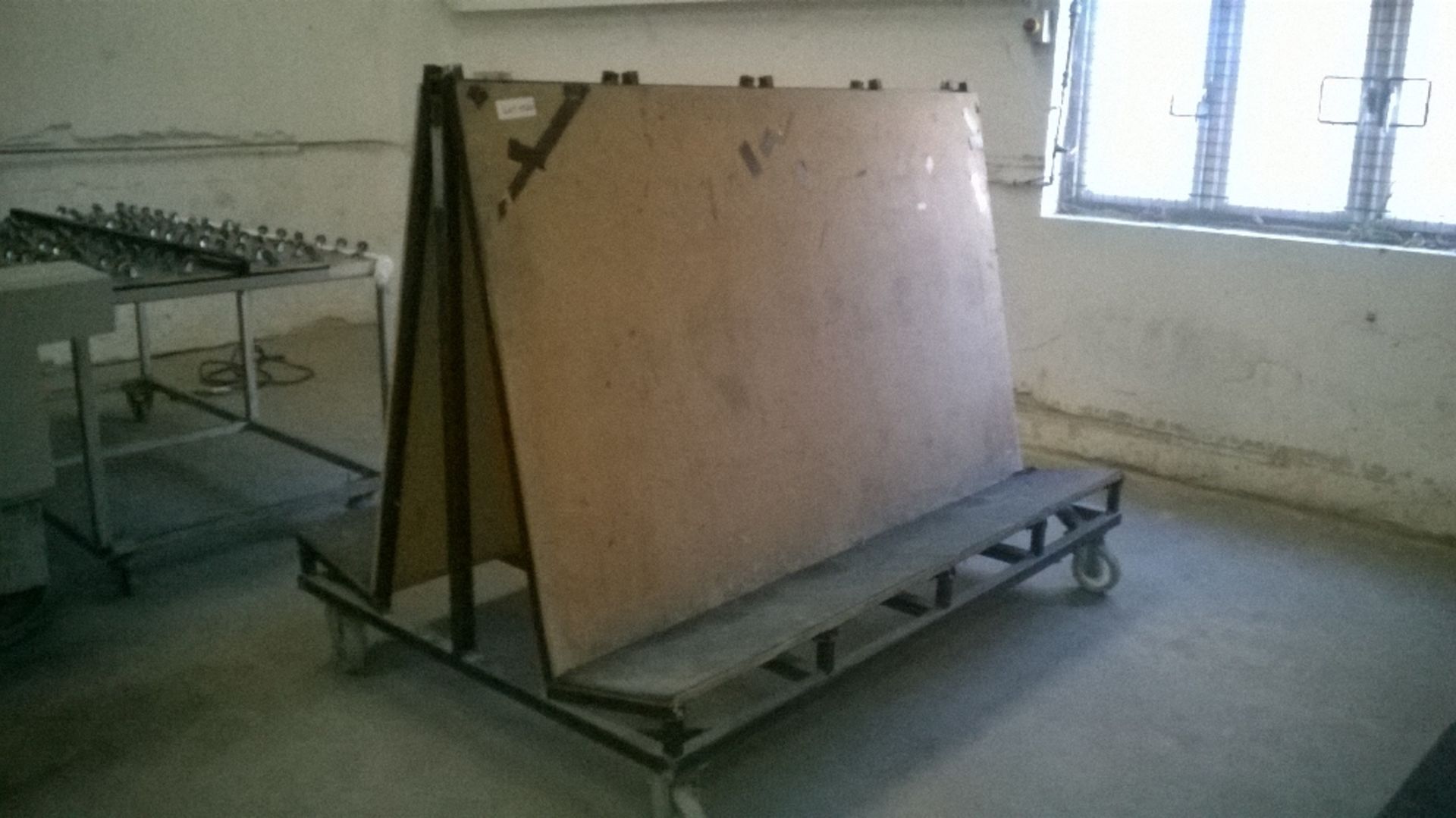 A Frame Mobile Glass Trolley