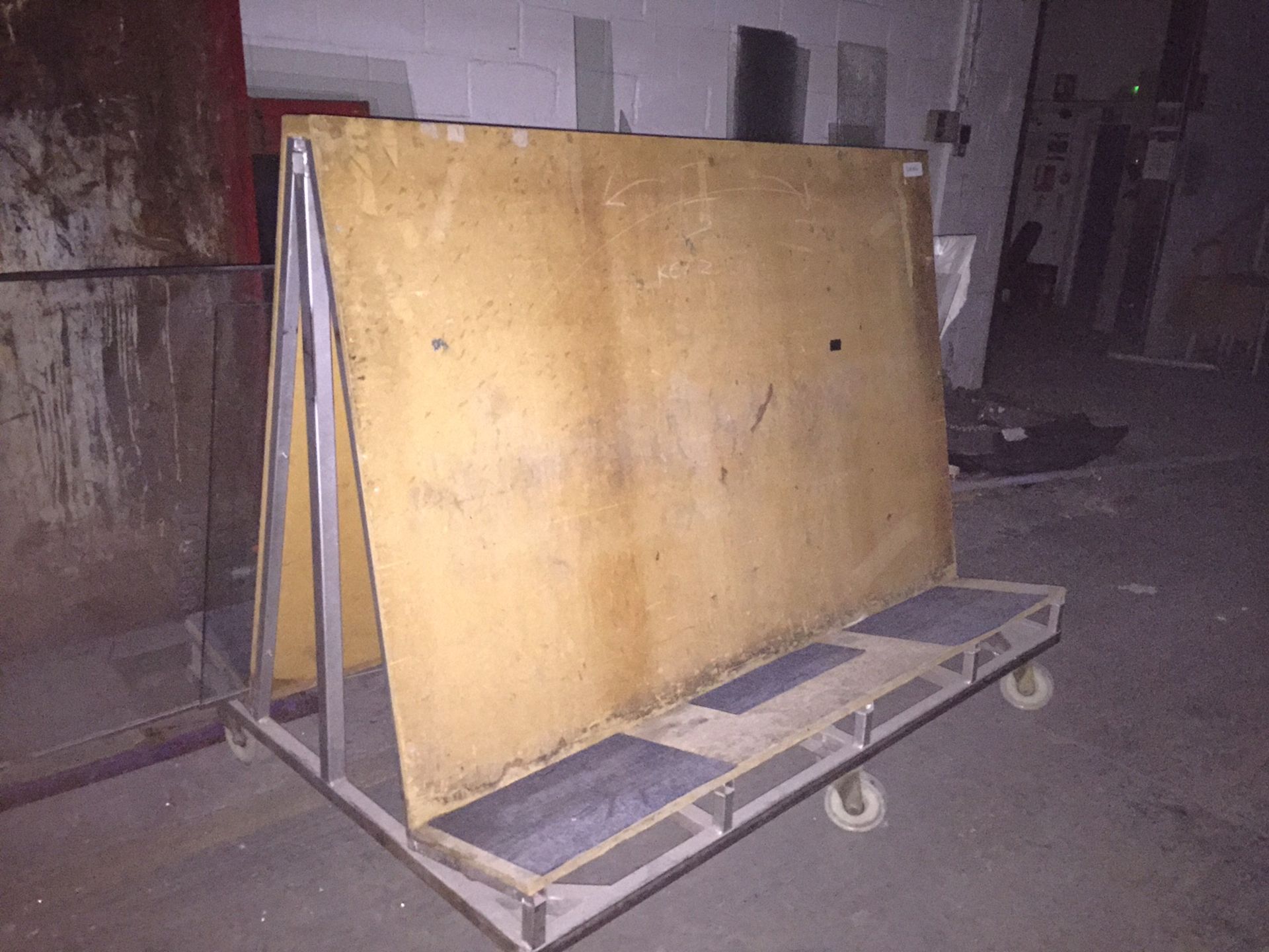 A Frame Mobile Glass Trolley