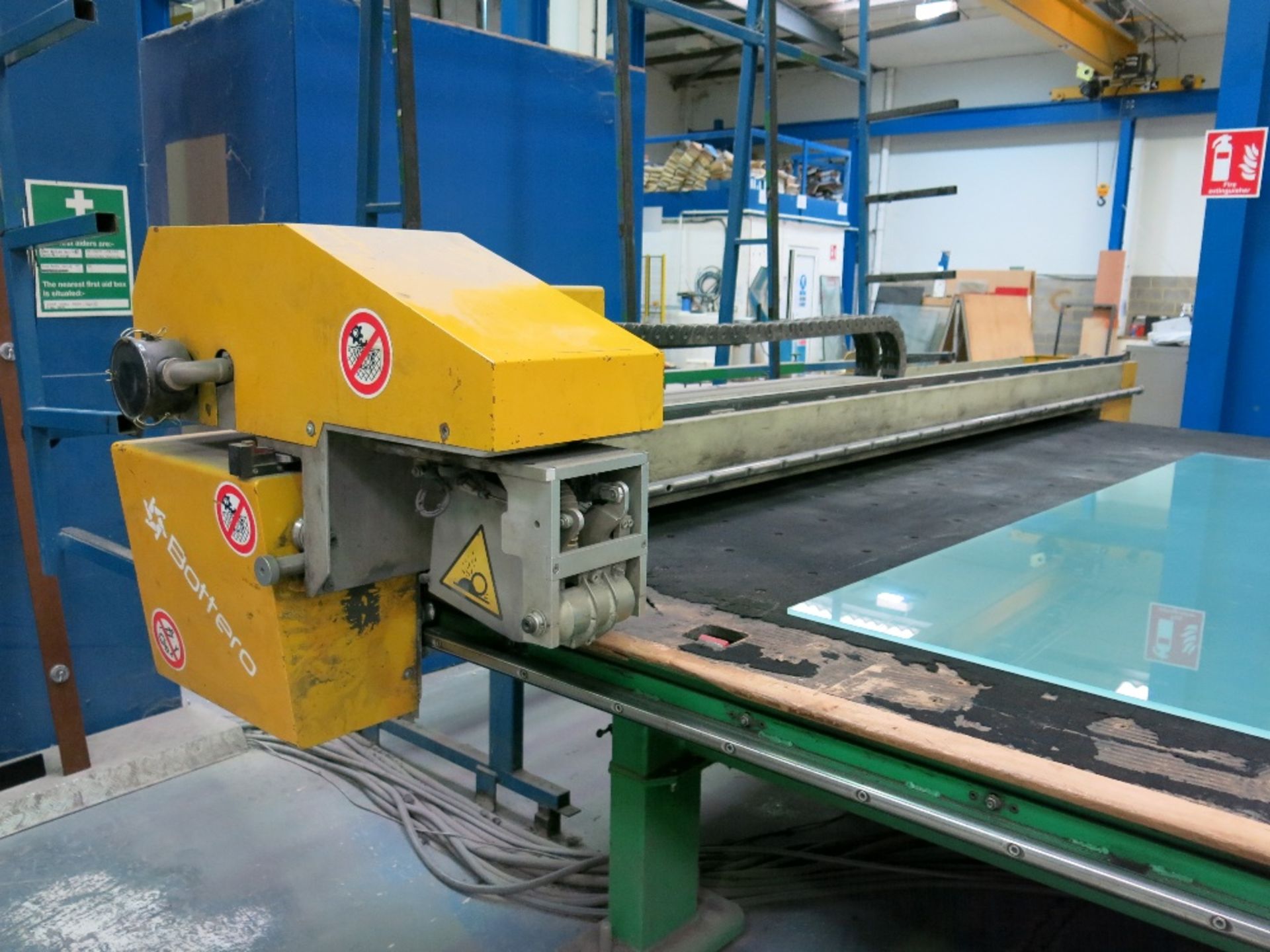 Bottero Modulinea 352-LMT/1 glass shape cutting and grinding table - Image 11 of 13