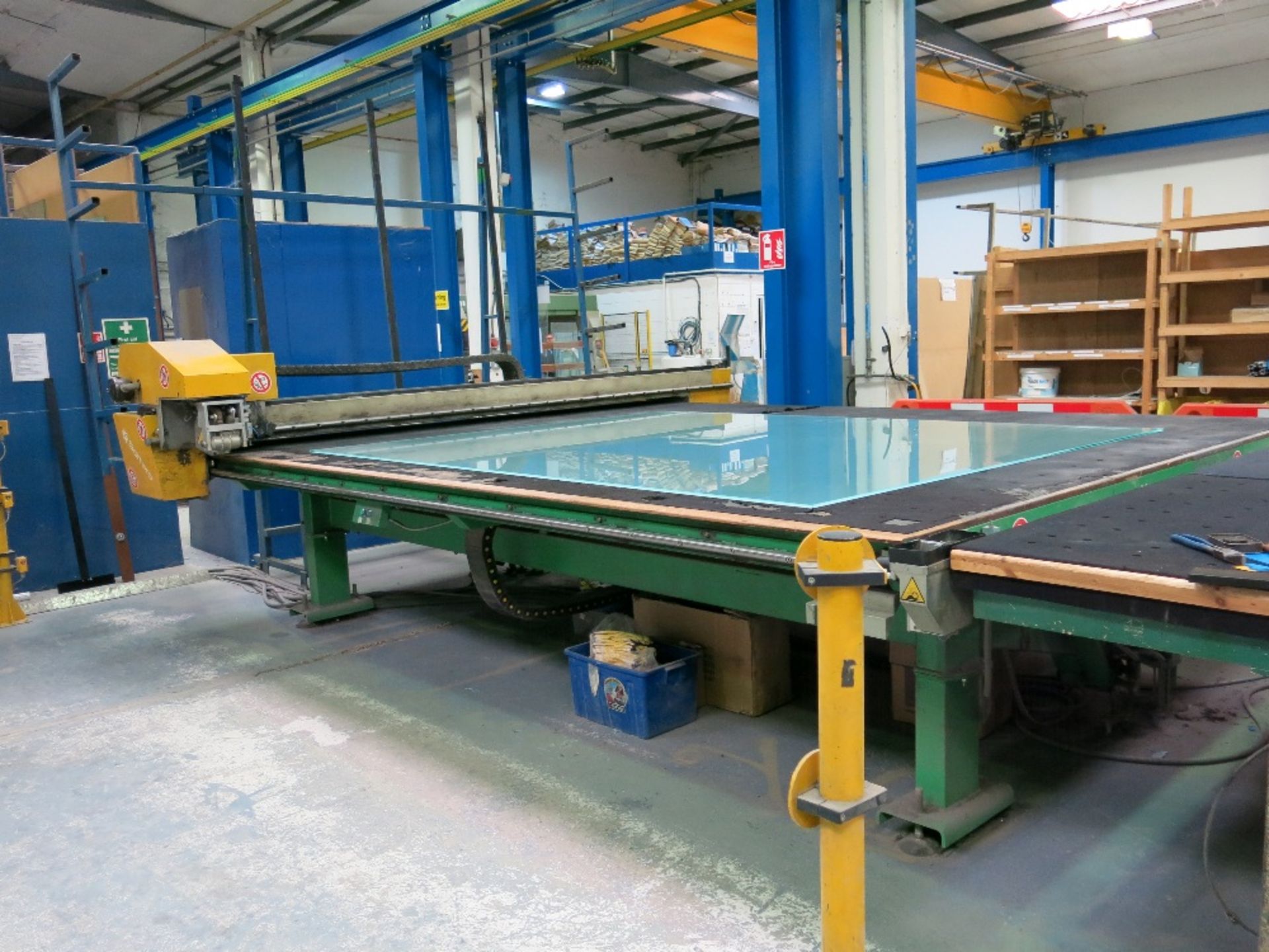 Bottero Modulinea 352-LMT/1 glass shape cutting and grinding table - Image 4 of 13