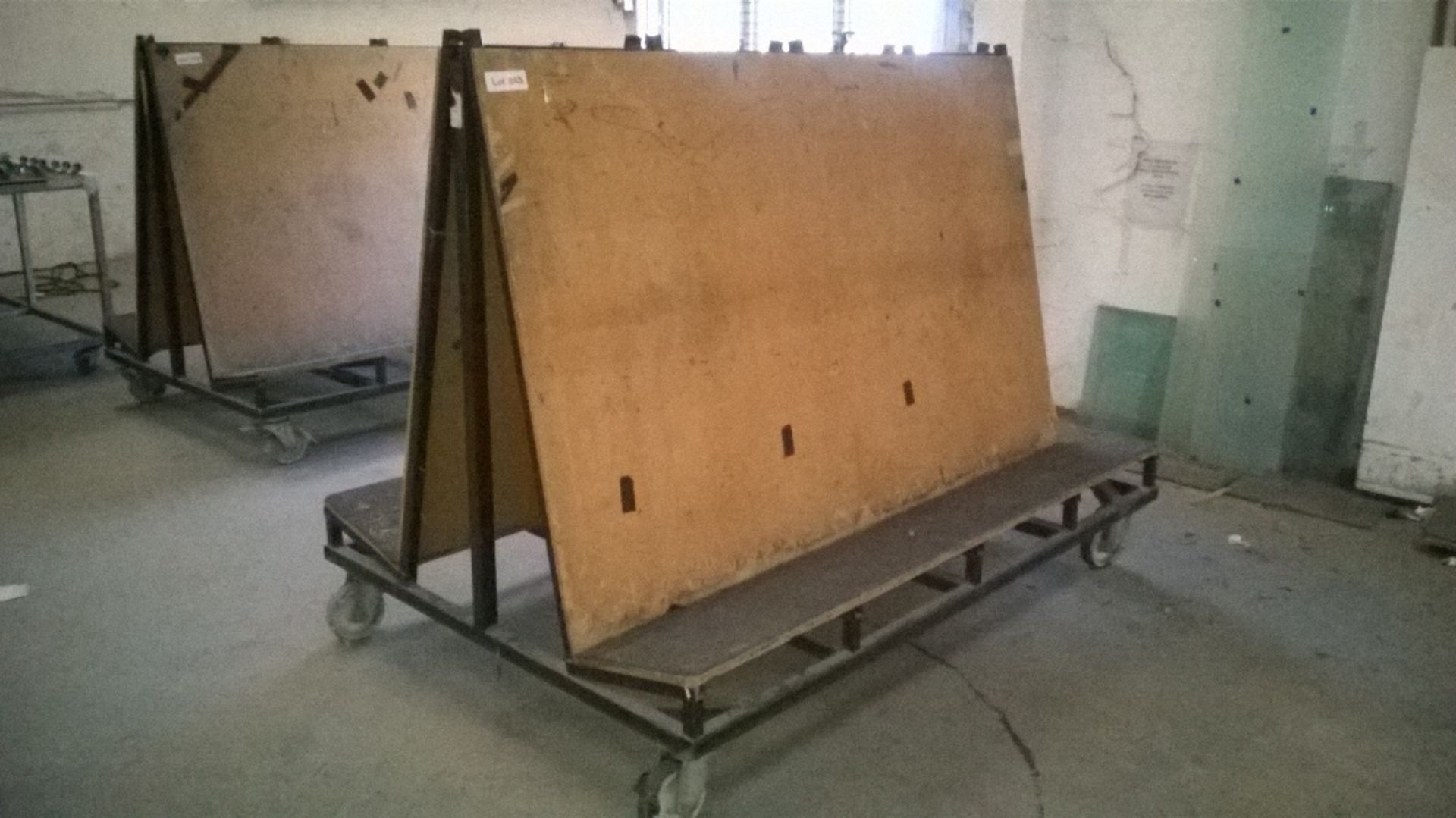 A Frame Mobile Glass Trolley