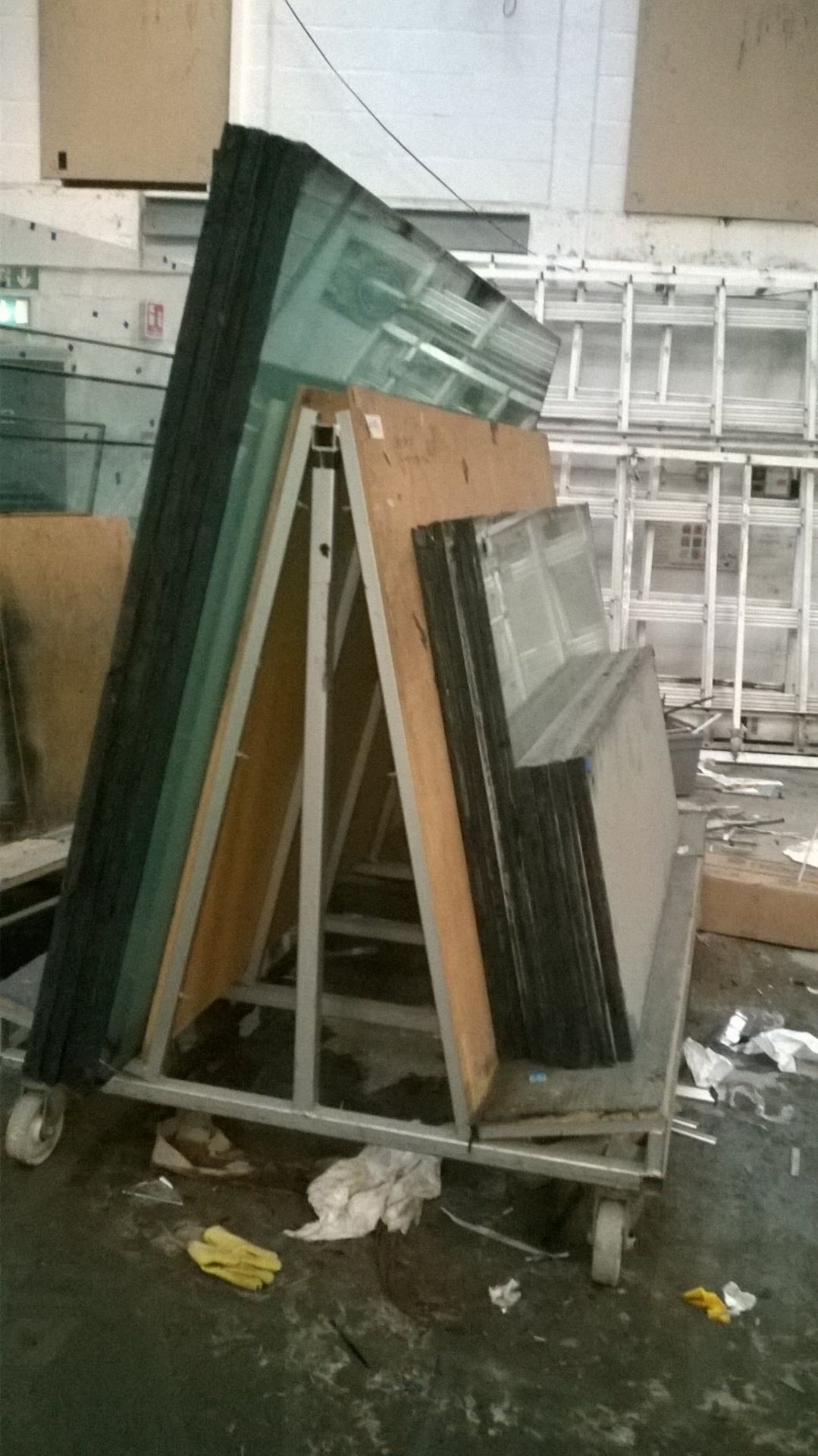A Frame Mobile Glass Trolley - Image 2 of 2