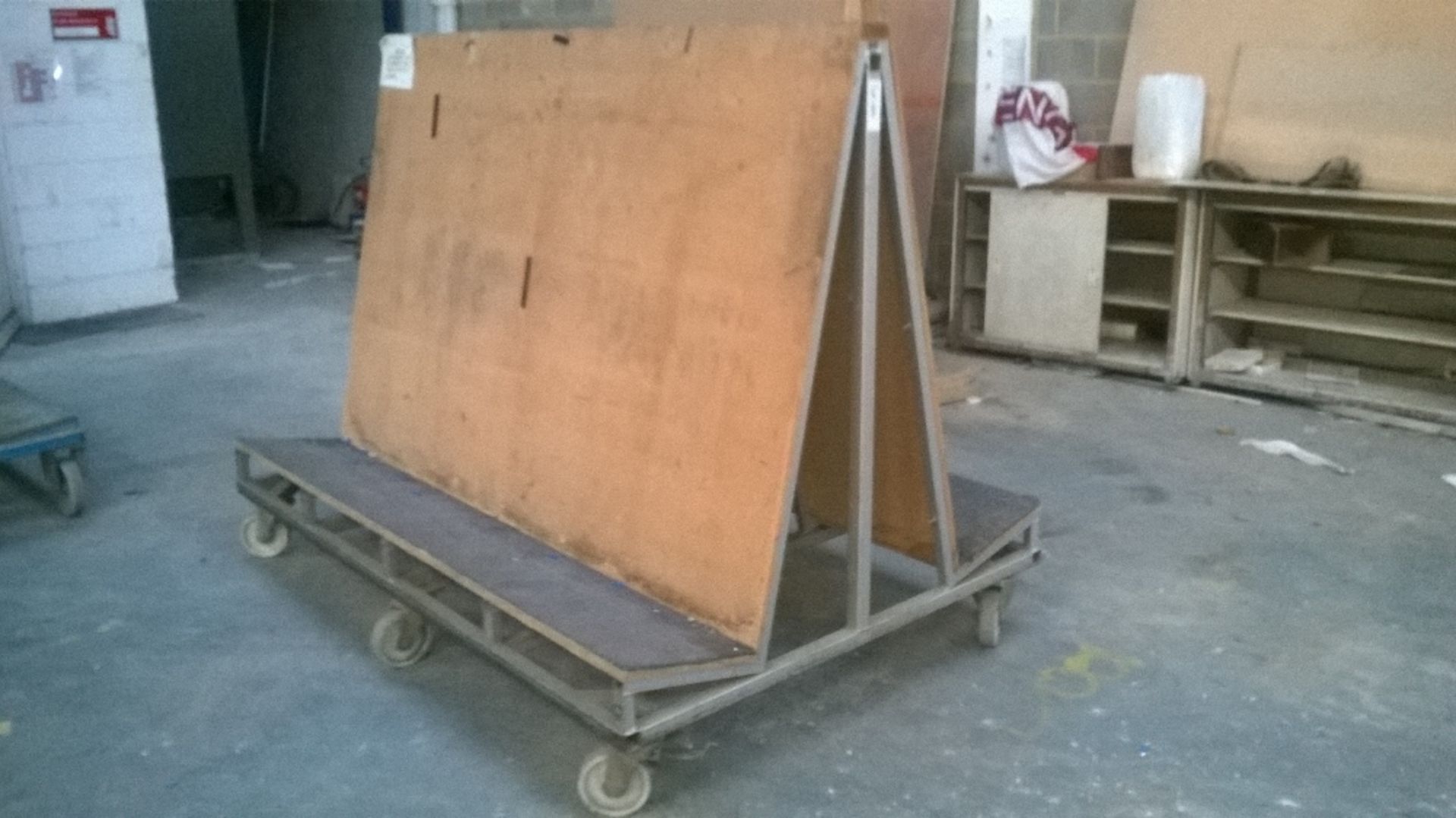 A Frame Mobile Glass Trolley