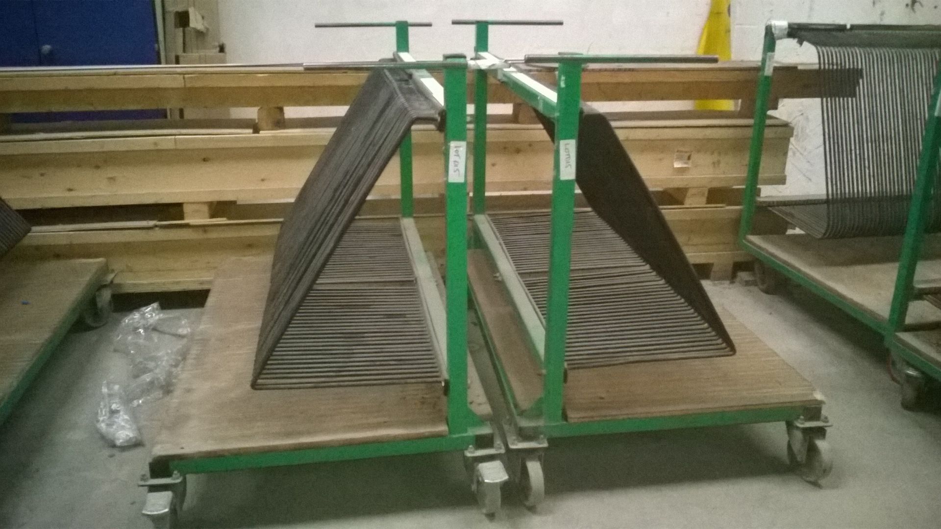 (2) Glass Optimisation / Toast Rack / Harp Trolley