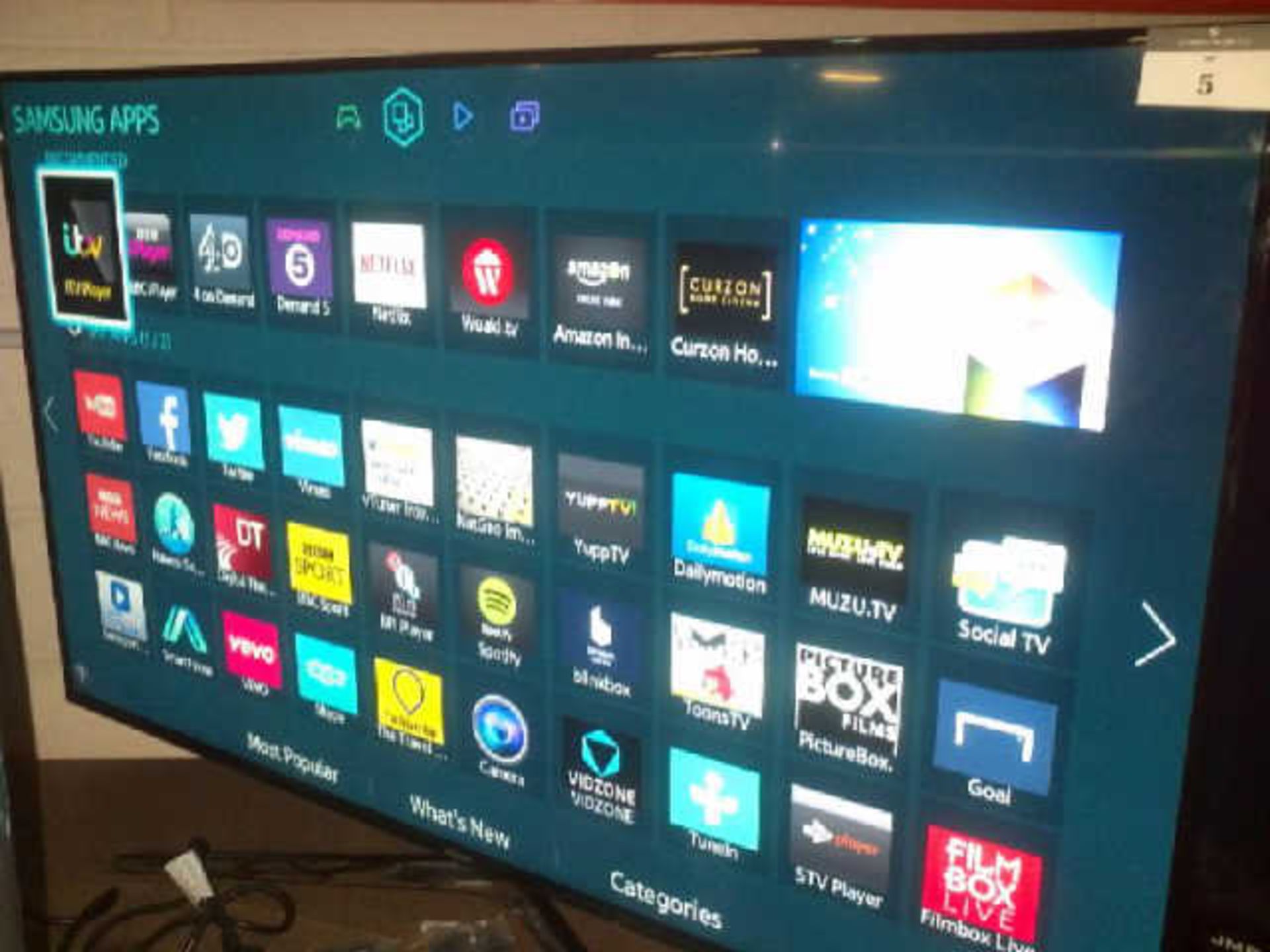 SAMSUNG 48`` ACTIVE 3D FULL HD LED SMART TV WITH REMOTE RRP £1,119.0O MODEL UE486240 (GOOD PICTURE)