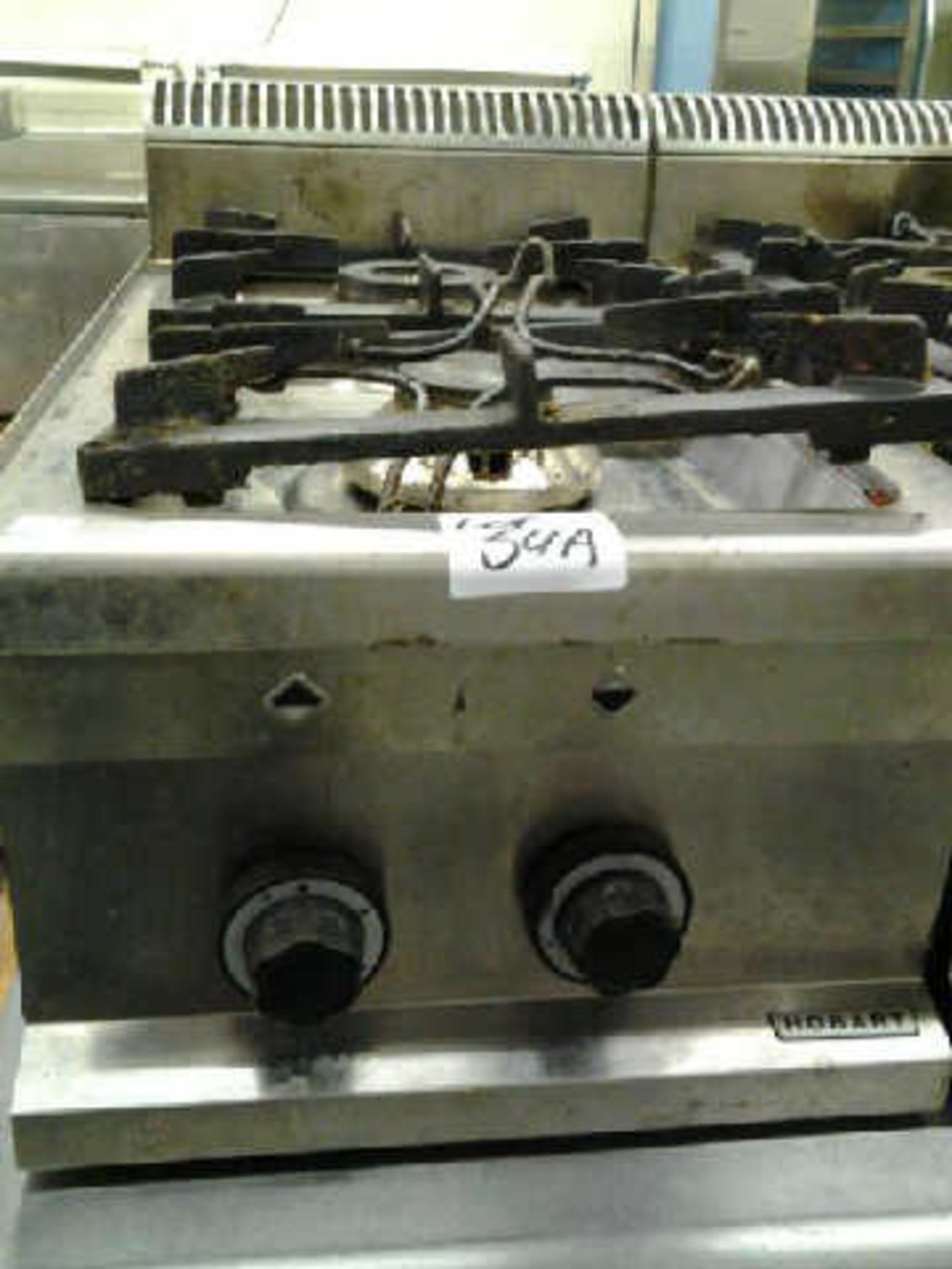 HOBART COUNTER TOP DOUBLE GAS HOB