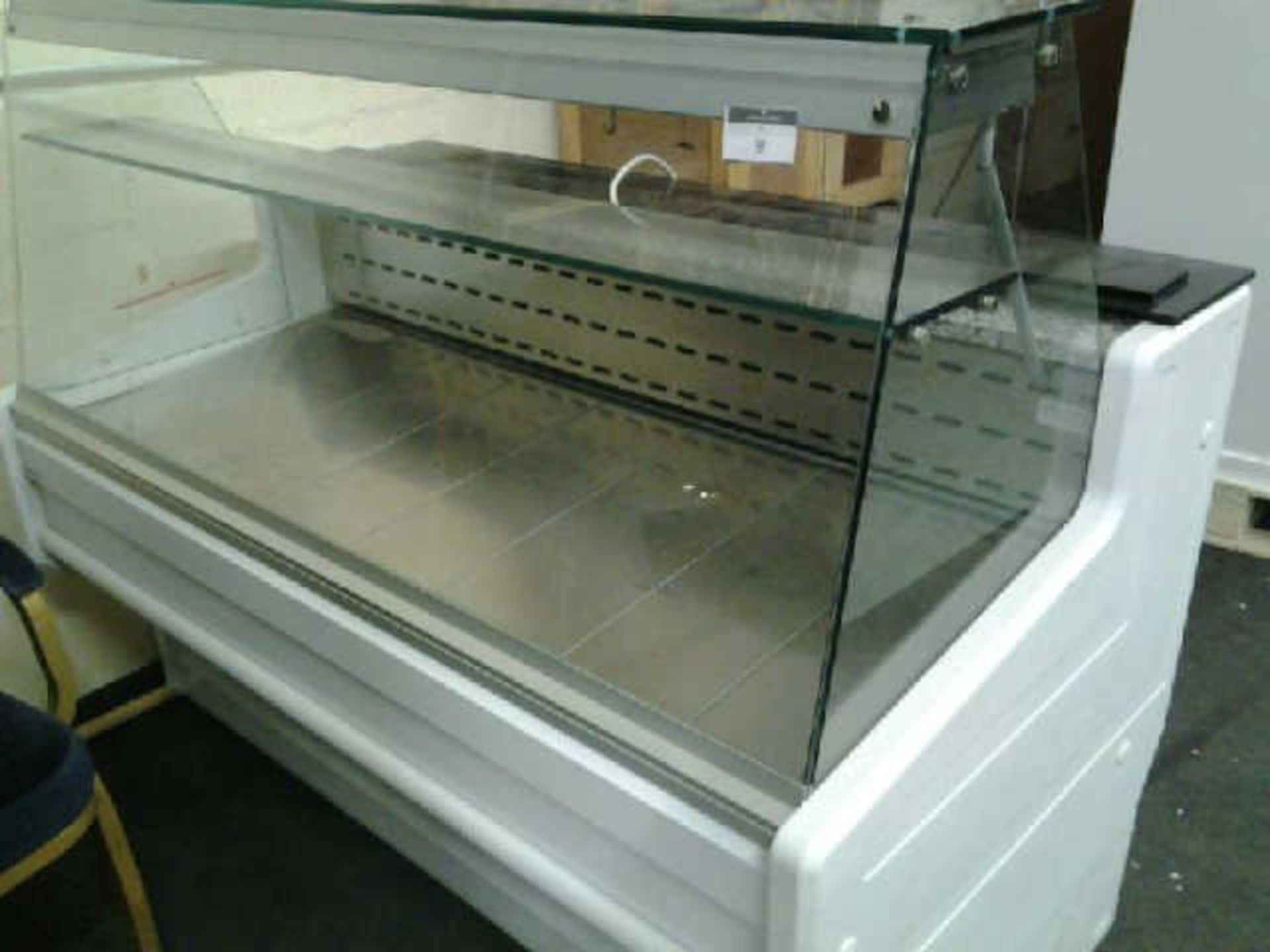 ZOIN REFRIGERATED SERVE OVER DISPLSY UNIT WITH MARBLE WORK TOP