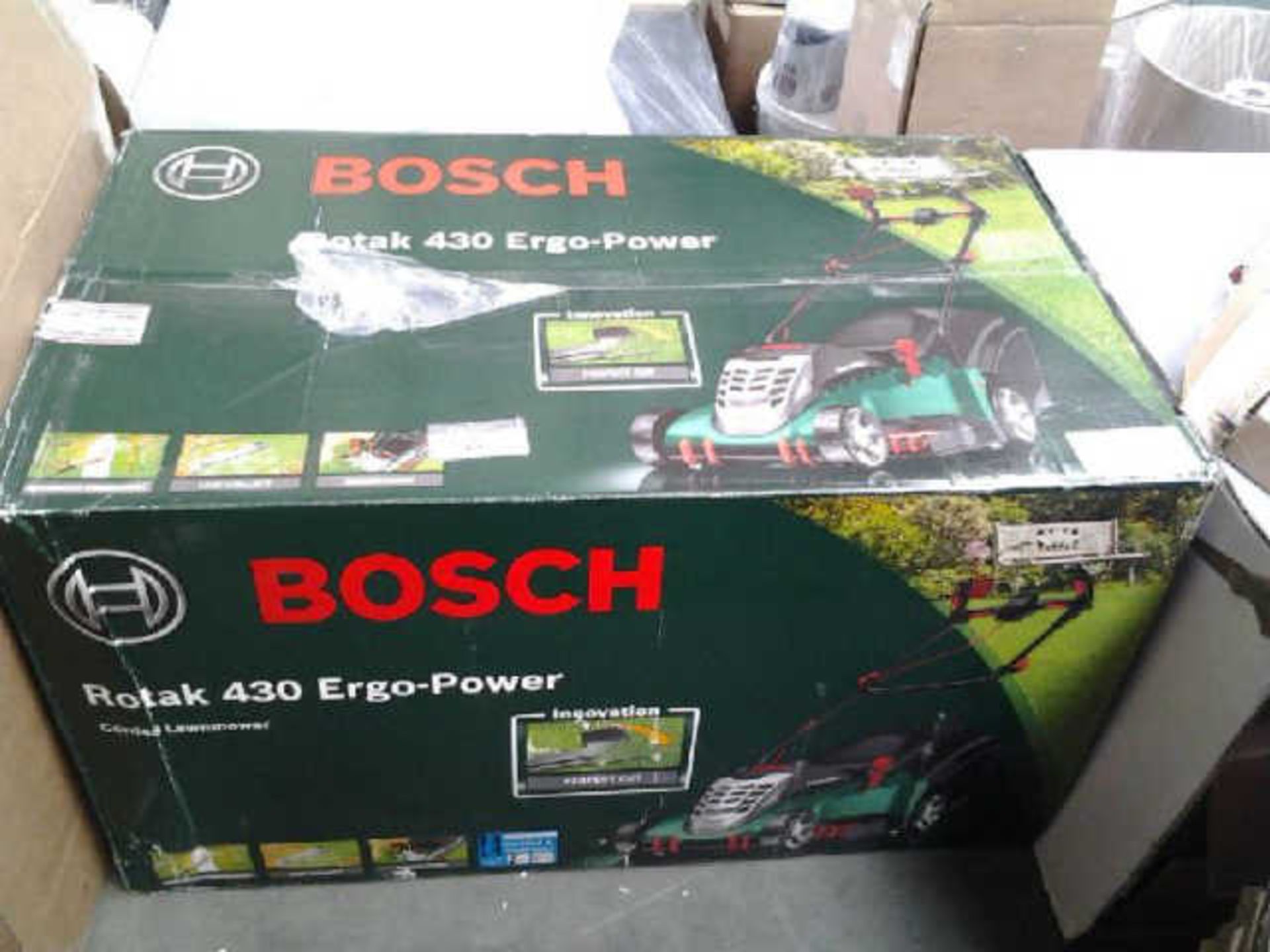 BOSCH ROTAK 430 ERGO POWER CORDED LAWNMOWER RRP £145