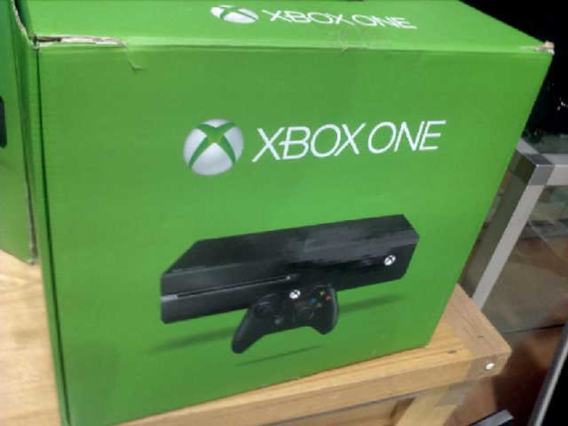 BOXED XBOX GAMES CONSOLE WITH CONTROLLER AND HEADSET