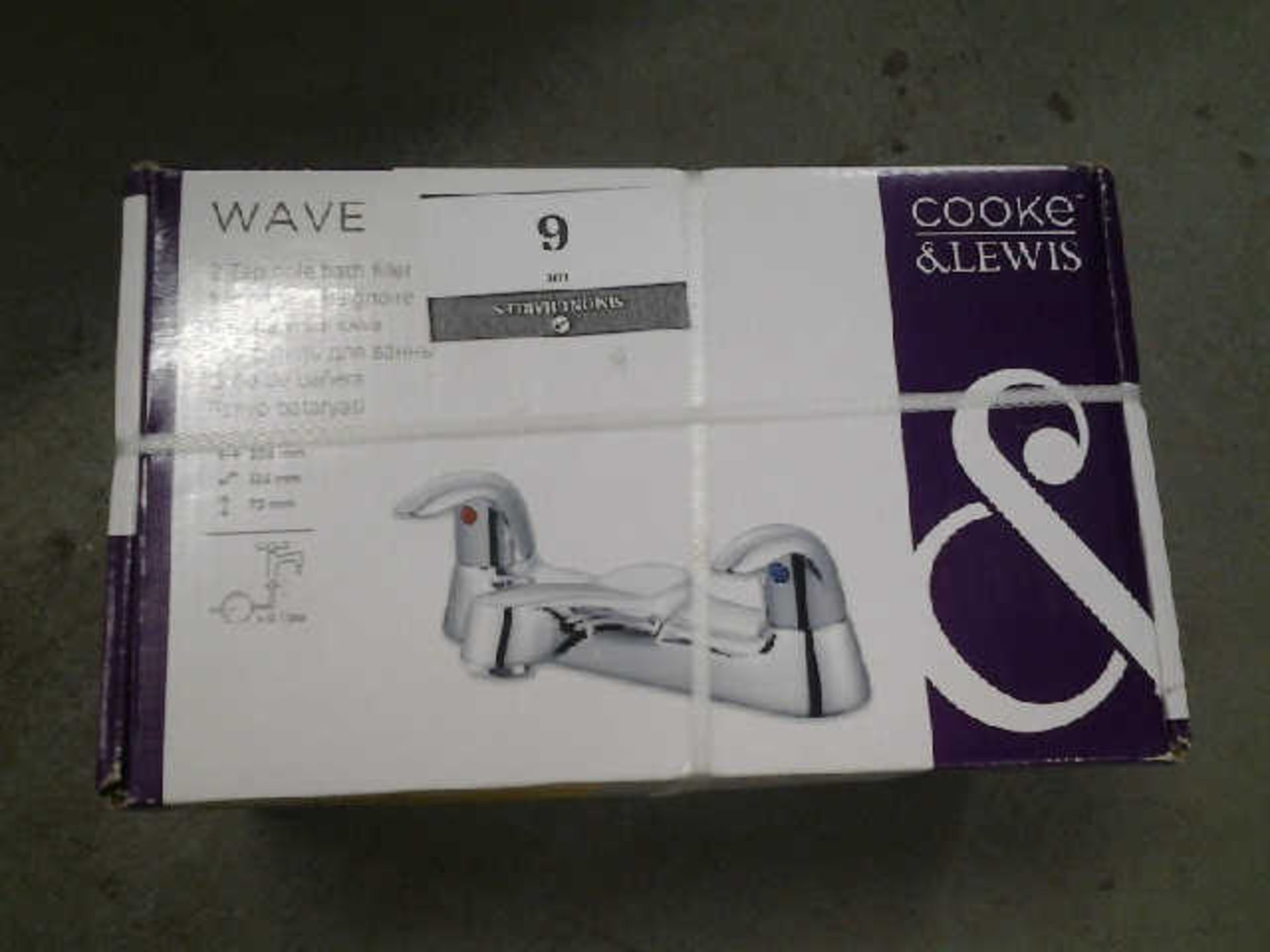COOKE AND LEWIS WAVE 2 TAP HOLE FILLER RRP Â£124.00