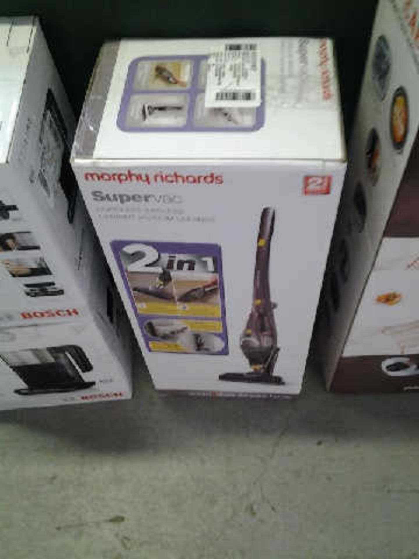 1 X BOXED MORPHY RICHARDS SUPERVAC VACUUM CLEANER